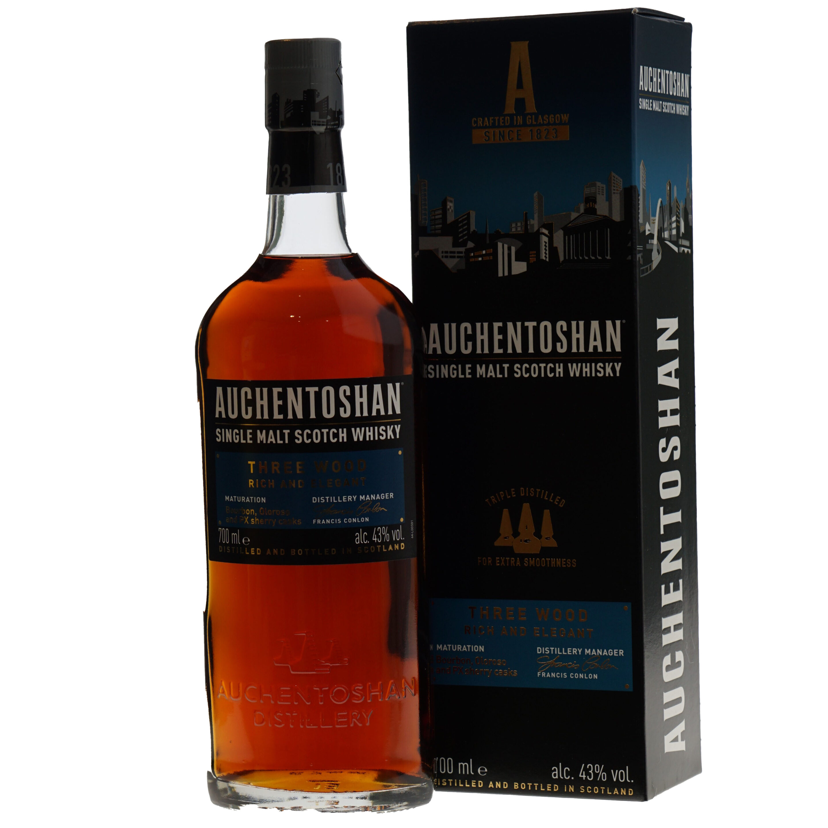 Auchentoshan Whisky Three Wood 43% 70cl