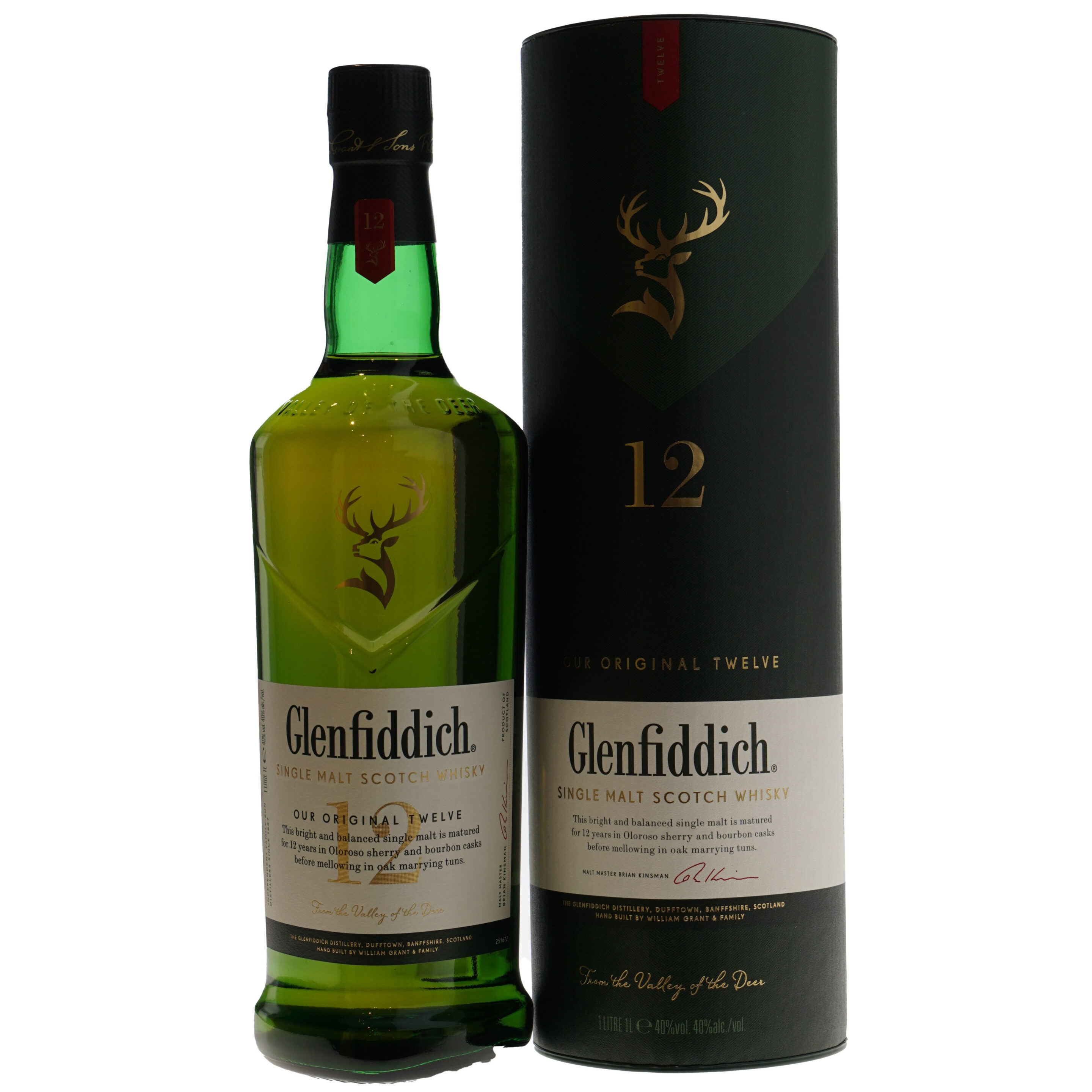 Glenfiddich Whisky 12 Years 40% 100cl