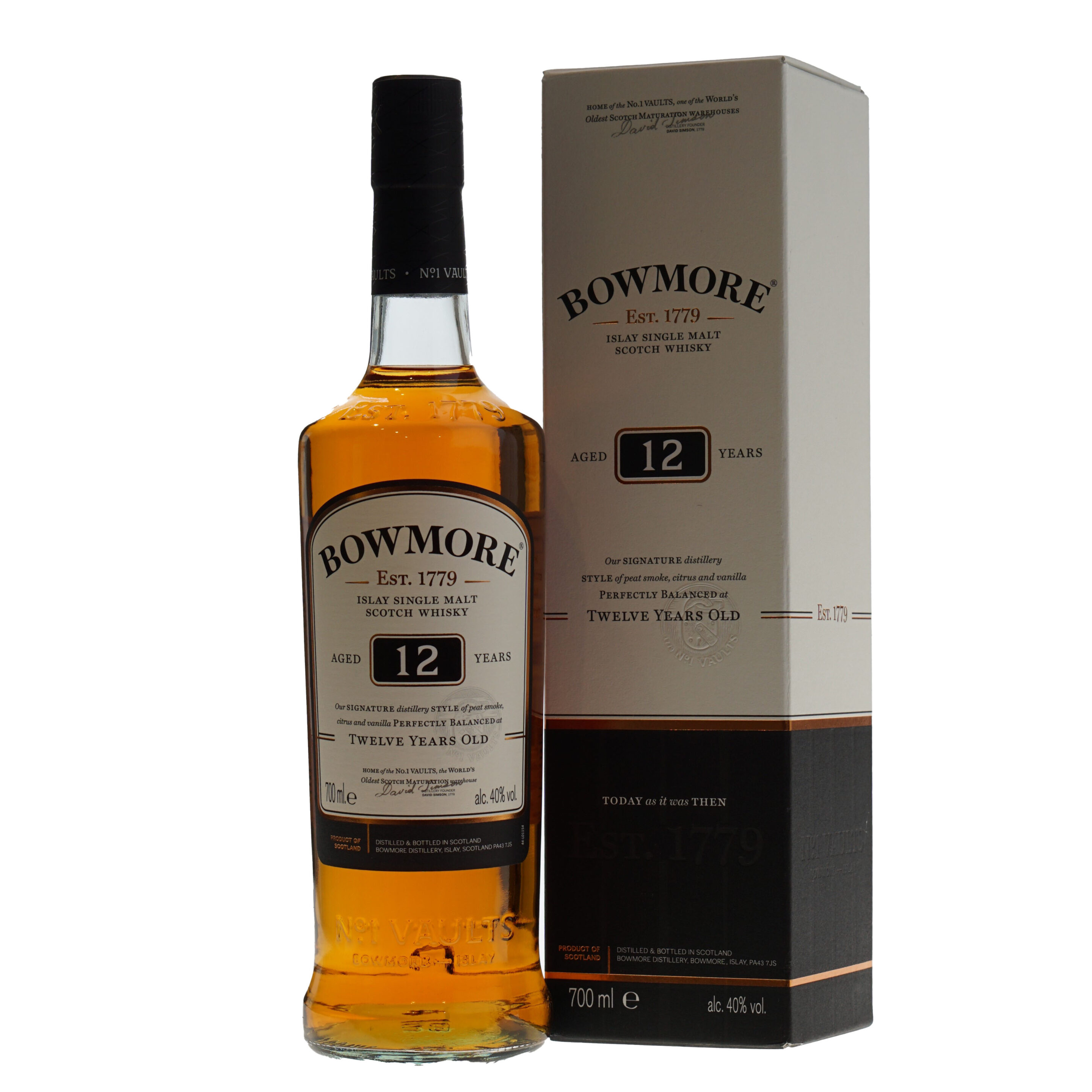 Bowmore Whisky 12 Years 40% 70cl