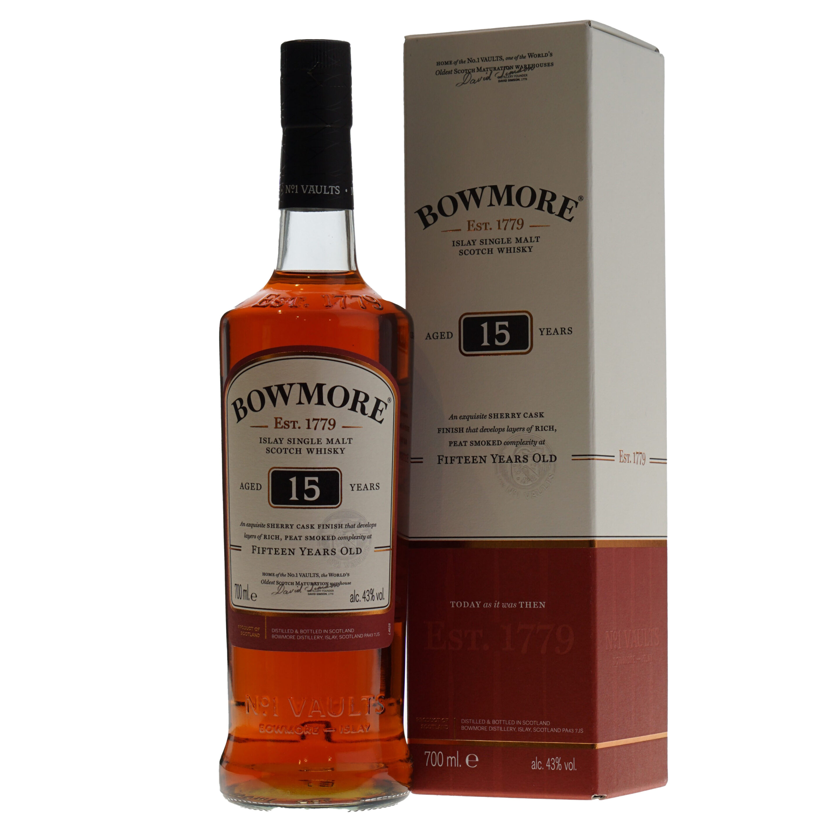 Bowmore Whisky 15 Years Sherry Cask 43% 70cl