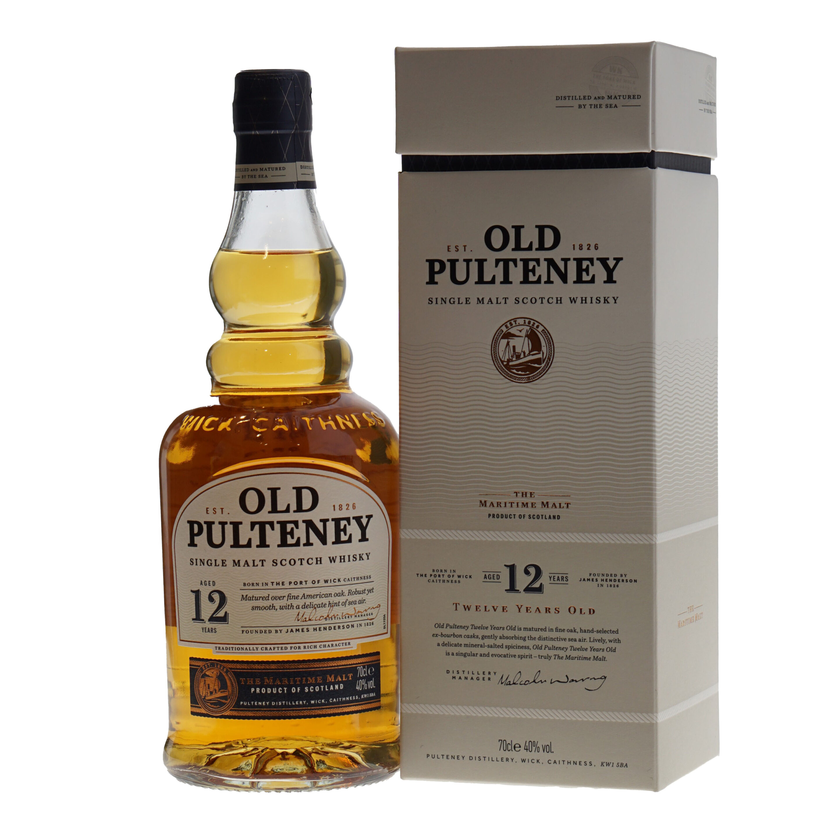 Old Pulteney Whisky 12 Years 40% 70cl