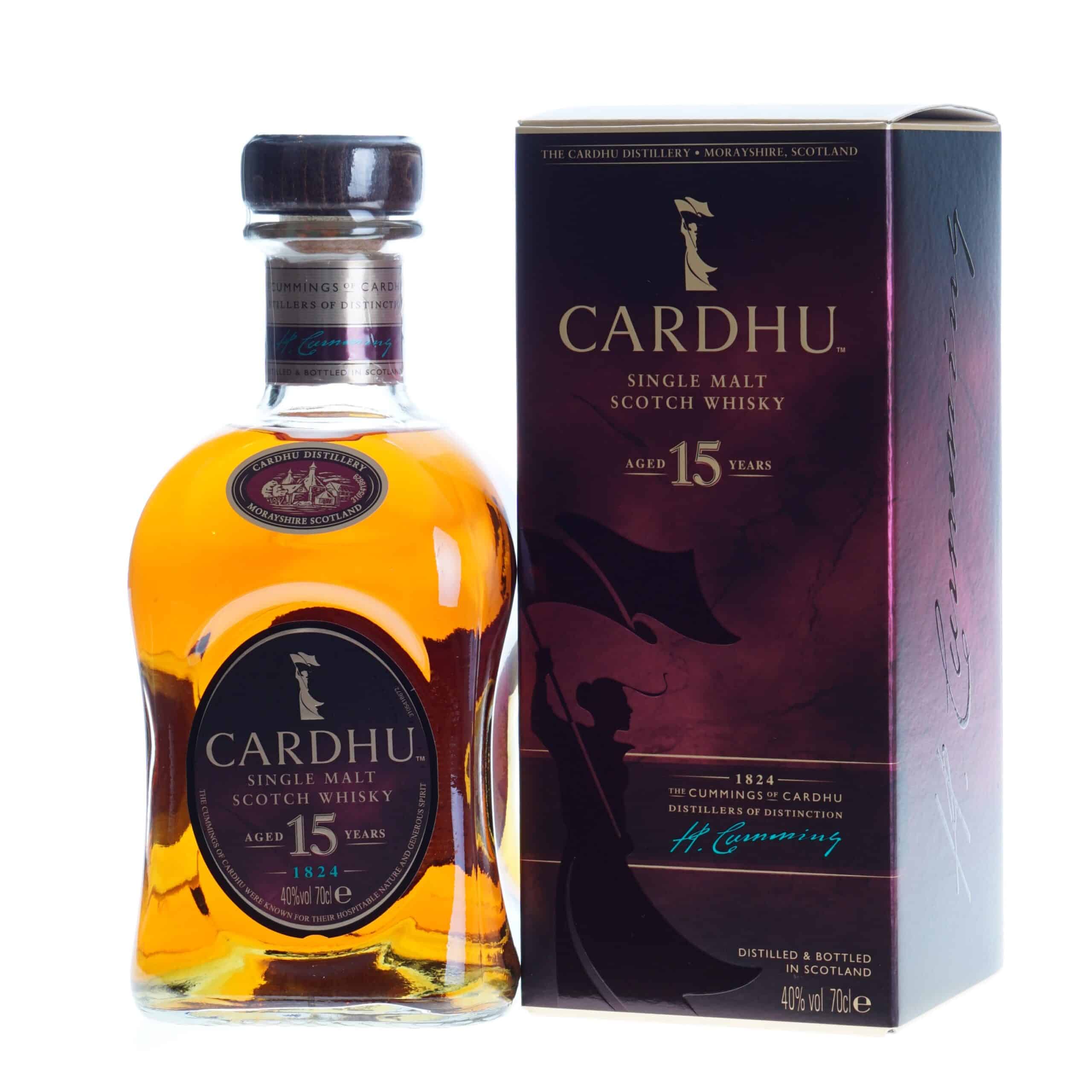 Whisky Cardhu 15 years 70Cl.