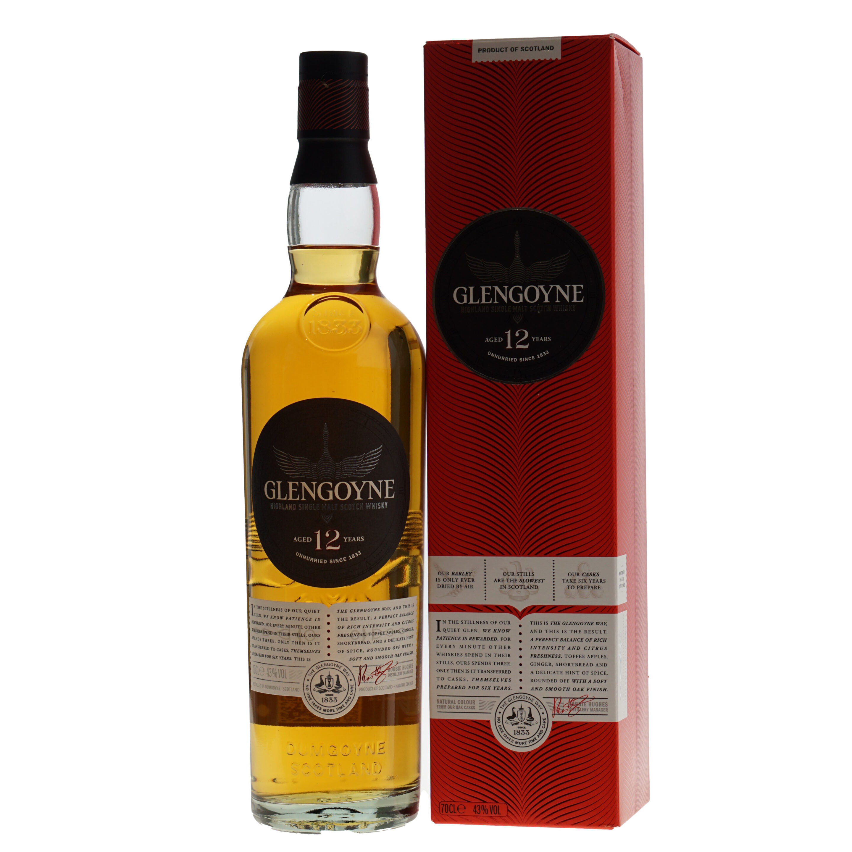 Glengoyne Whisky 12 Years 43% 70cl