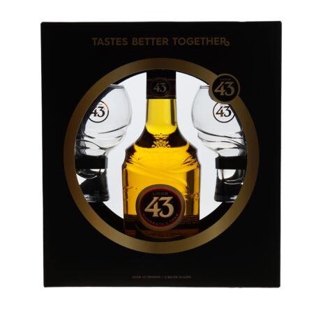 Licor 43 Giftset met 2 Ballon glazen 70cl