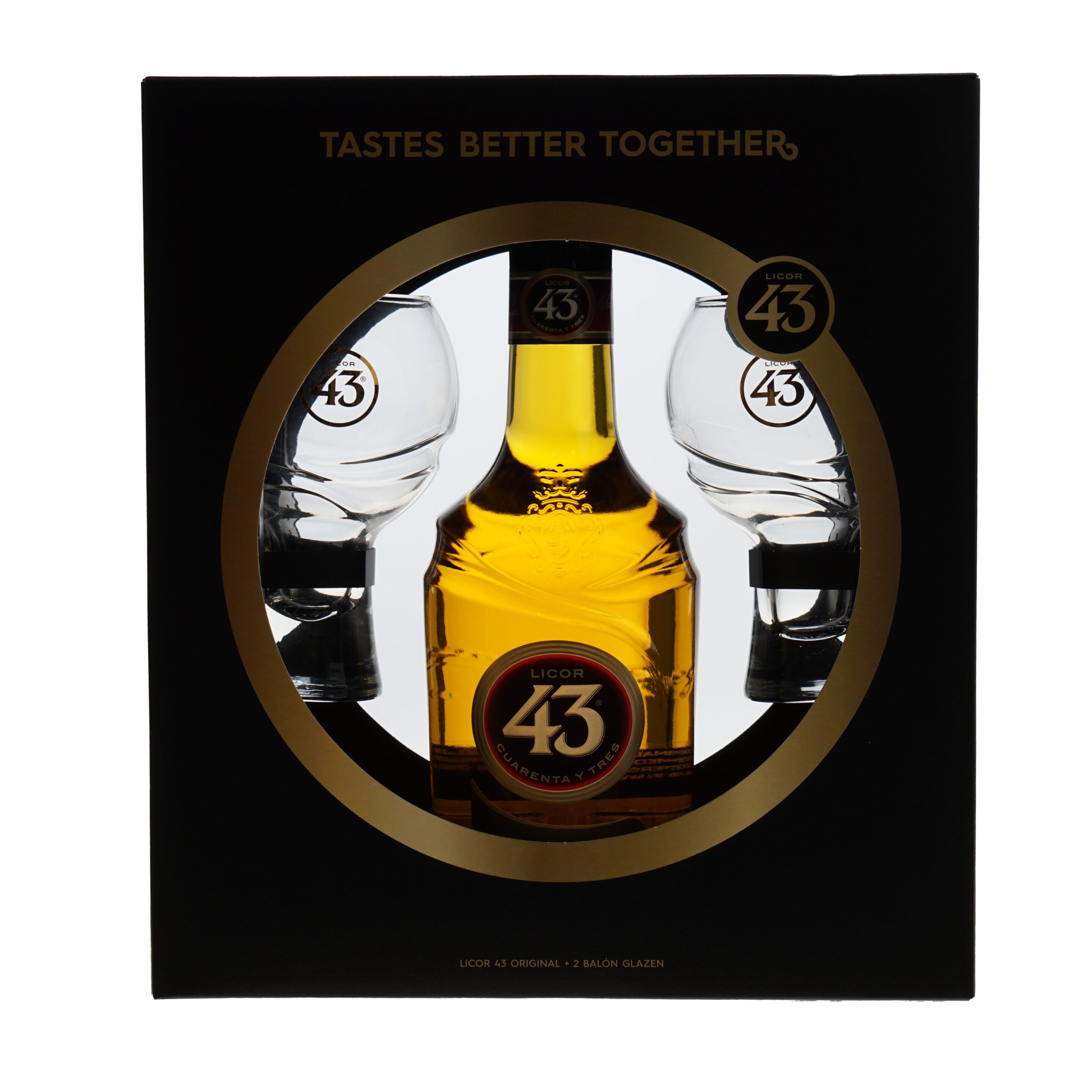 Licor 43 likeur Giftset met 2 Ballon glazen 31% 70cl