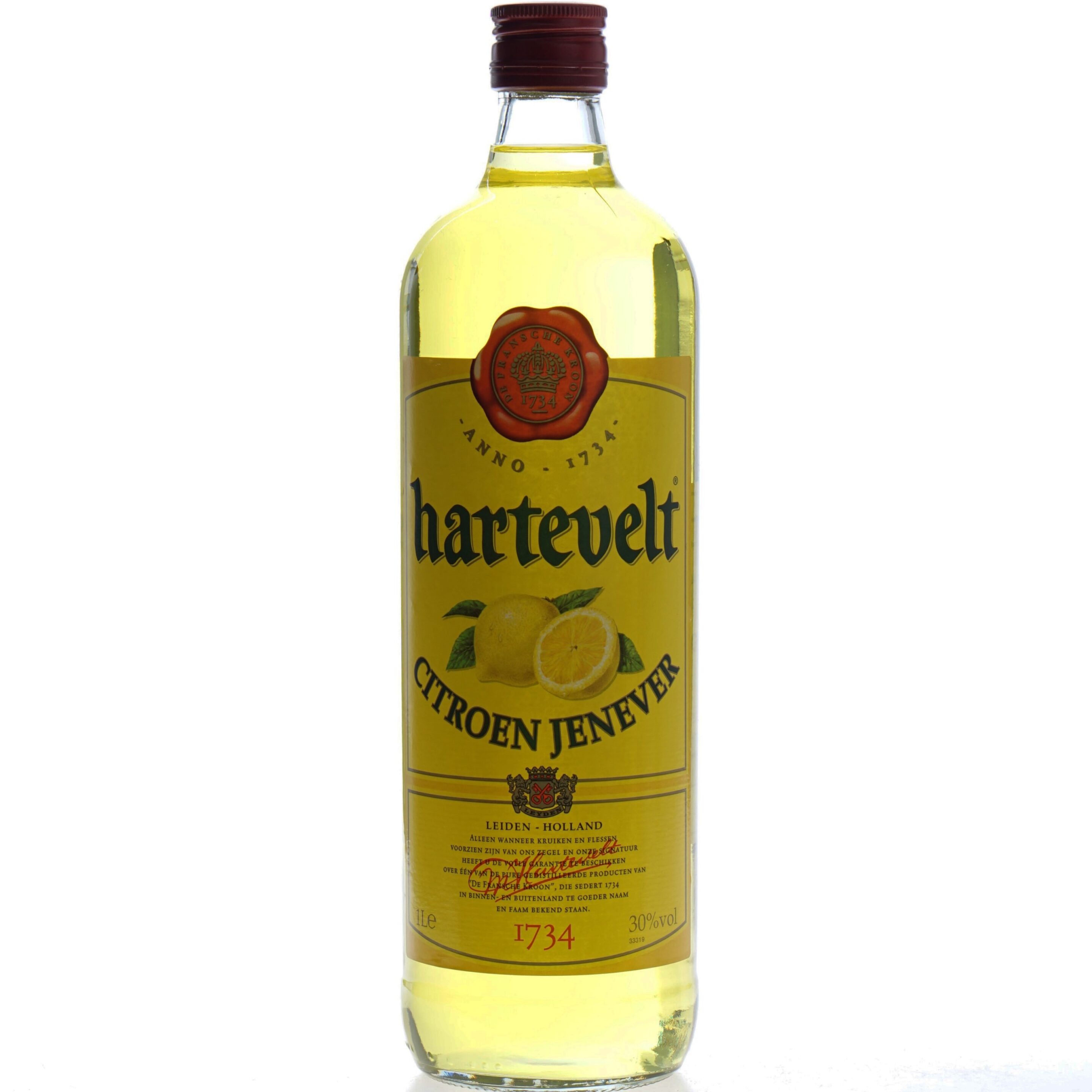 Hartevelt Citroen Jenever 30% 100cl