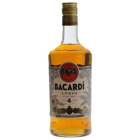 Bacardi Rum 4 Years Anejo Cuatro 40% 70cl.