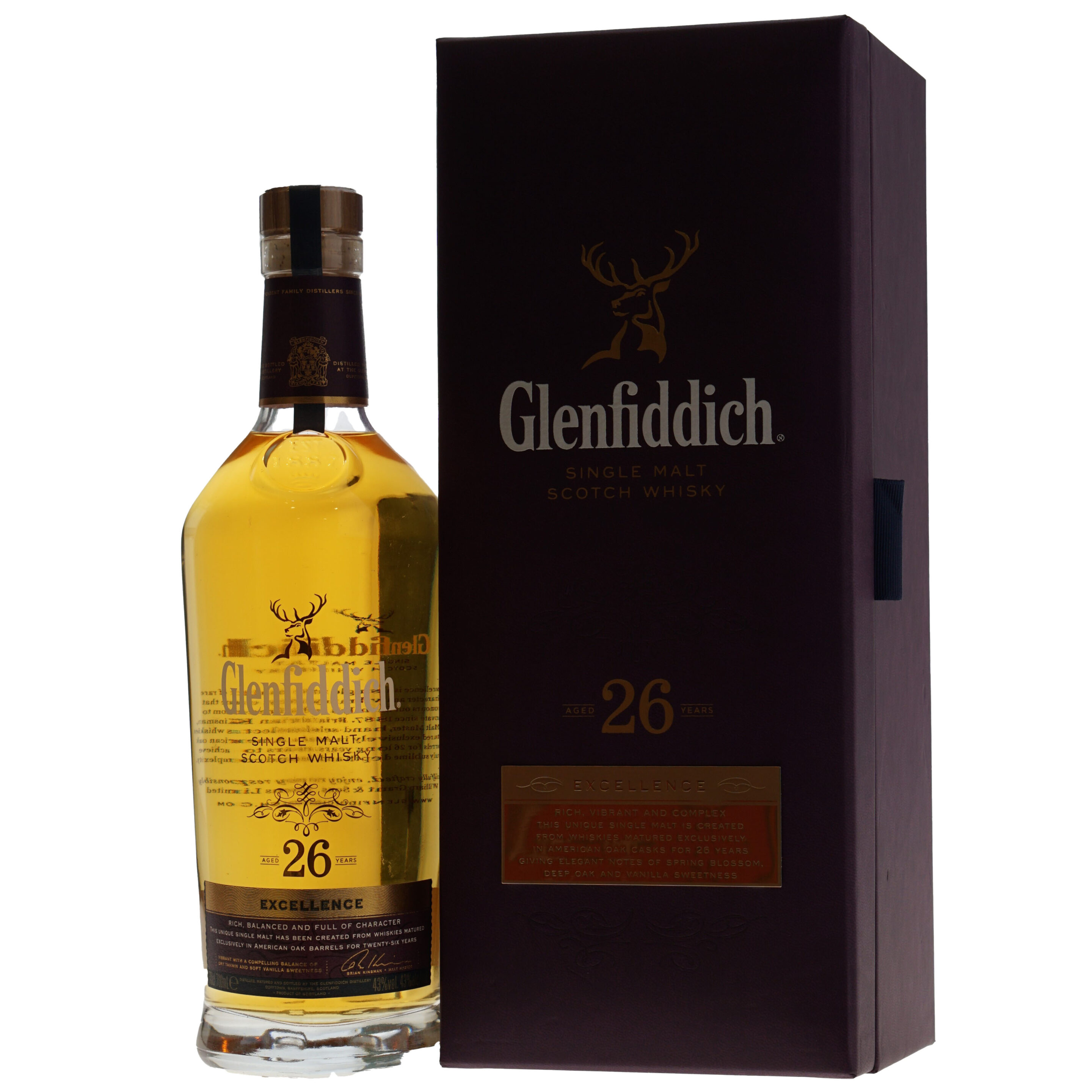 Glenfiddich Whisky 26 Years Excellence 43% 70cl