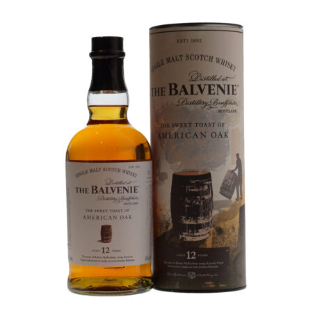 Balvenie Whisky 12 Years The Sweet Toast of American Oak 43% 70cl
