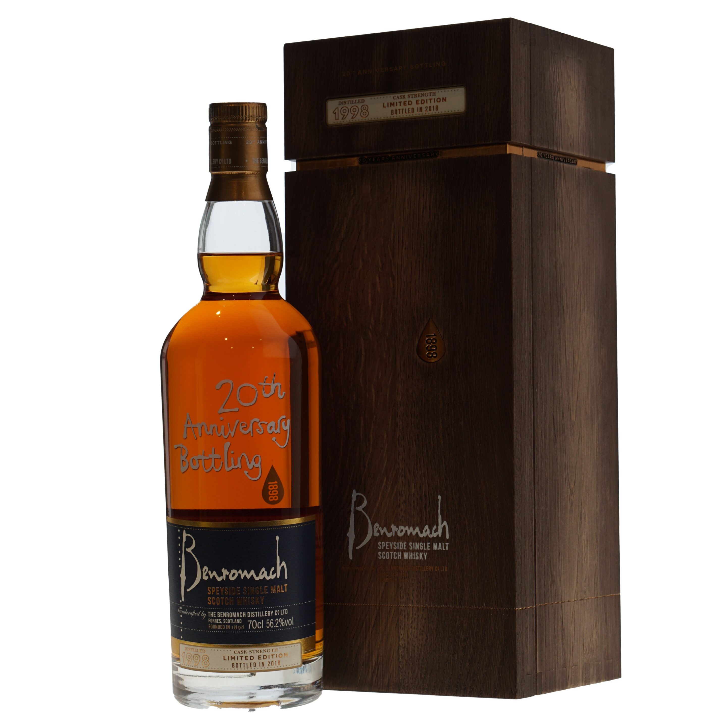 Benromach Whisky 20th Anniversary 1998 56,2% 70cl
