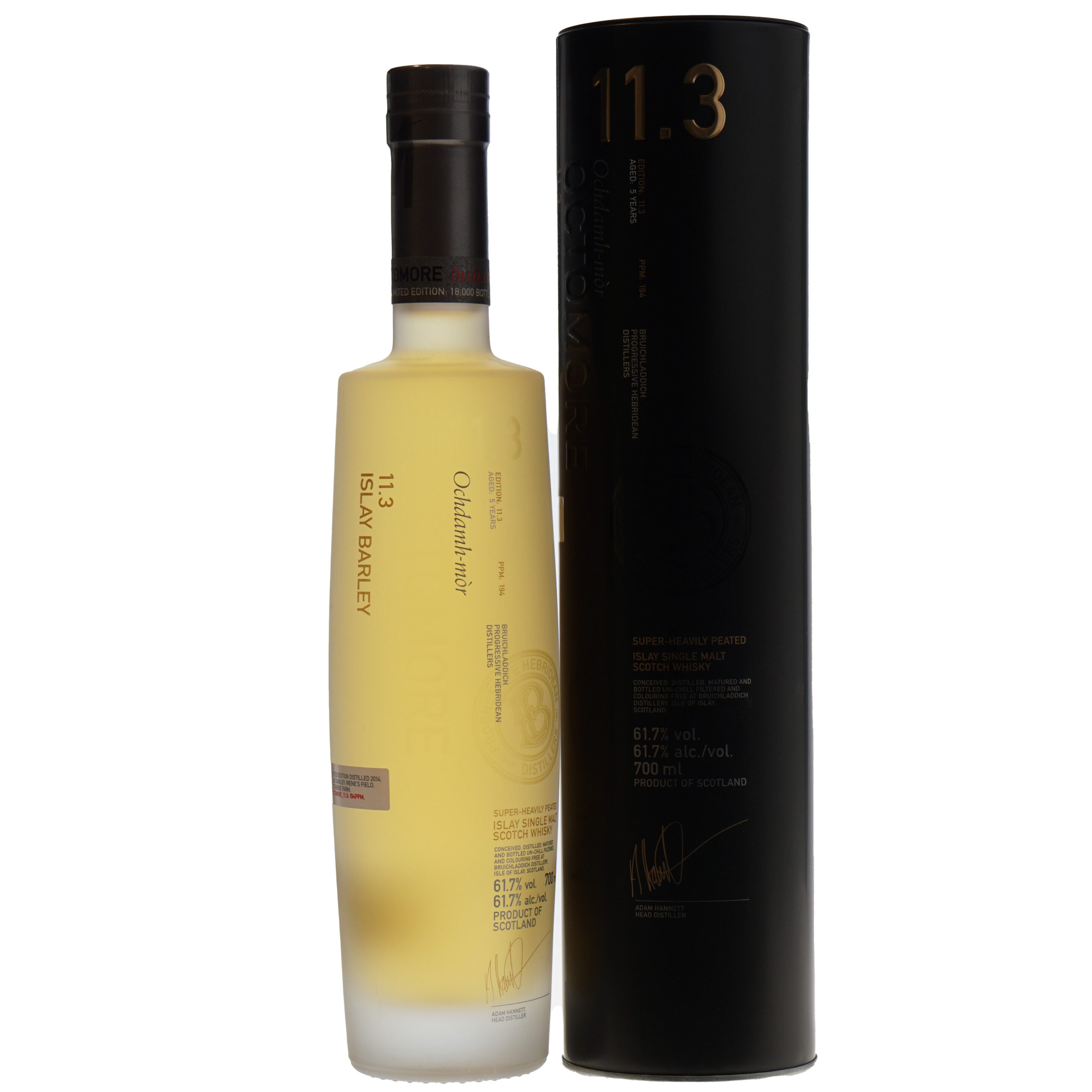 Bruichladdich Whisky Octomore 11.3 2014 61,7% 70cl.