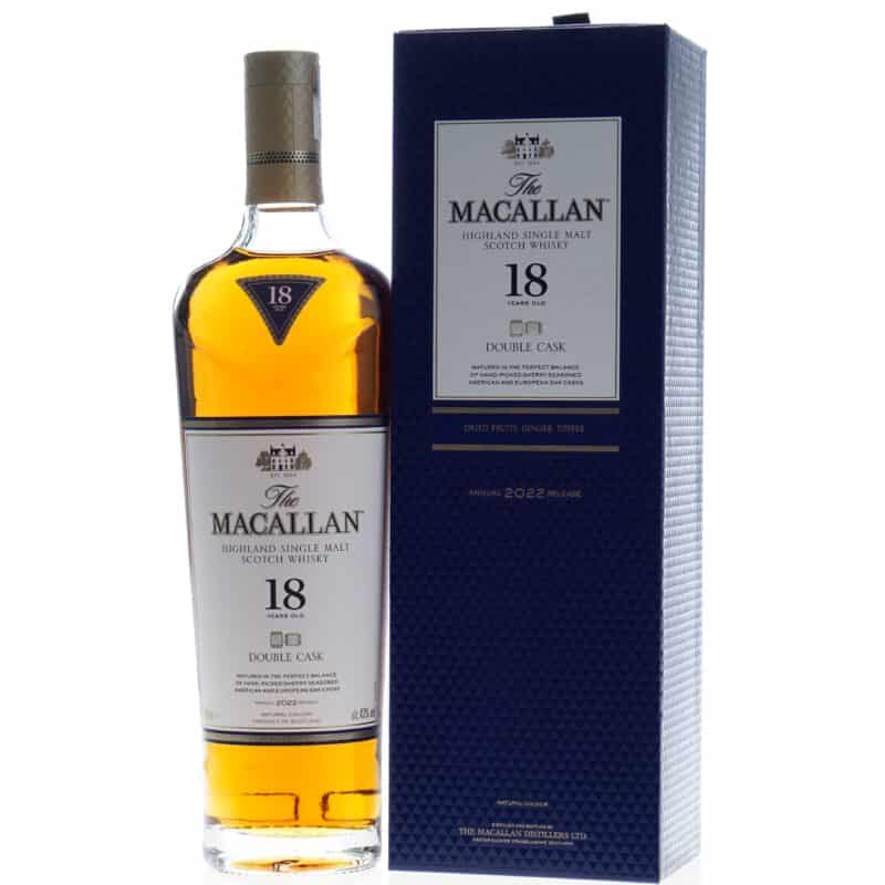 Macallan Whisky Release 2022 18 Years Double Cask