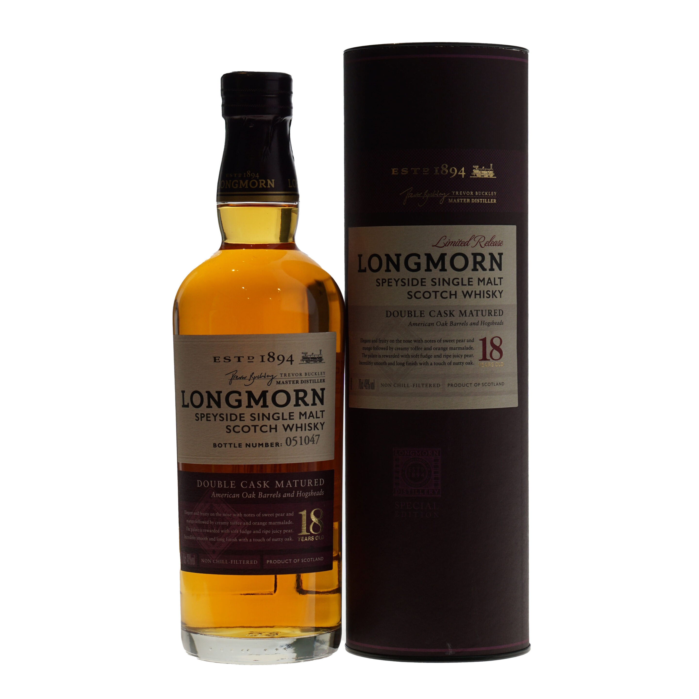 Longmorn Whisky 18 Years Double Cask 48% 70cl