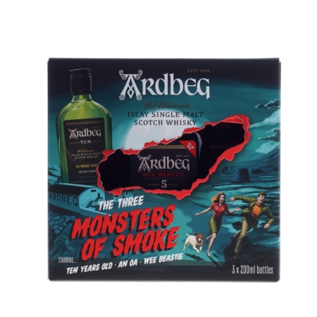 Ardbeg Monsters of Smoke 3x20cl Giftpack
