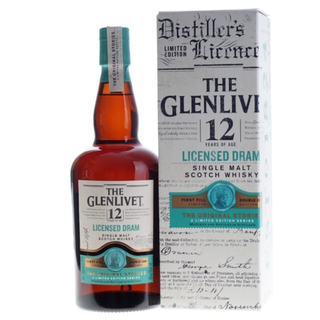 Glenlivet Whisky 12 Years Licensed Dram 70cl 48%