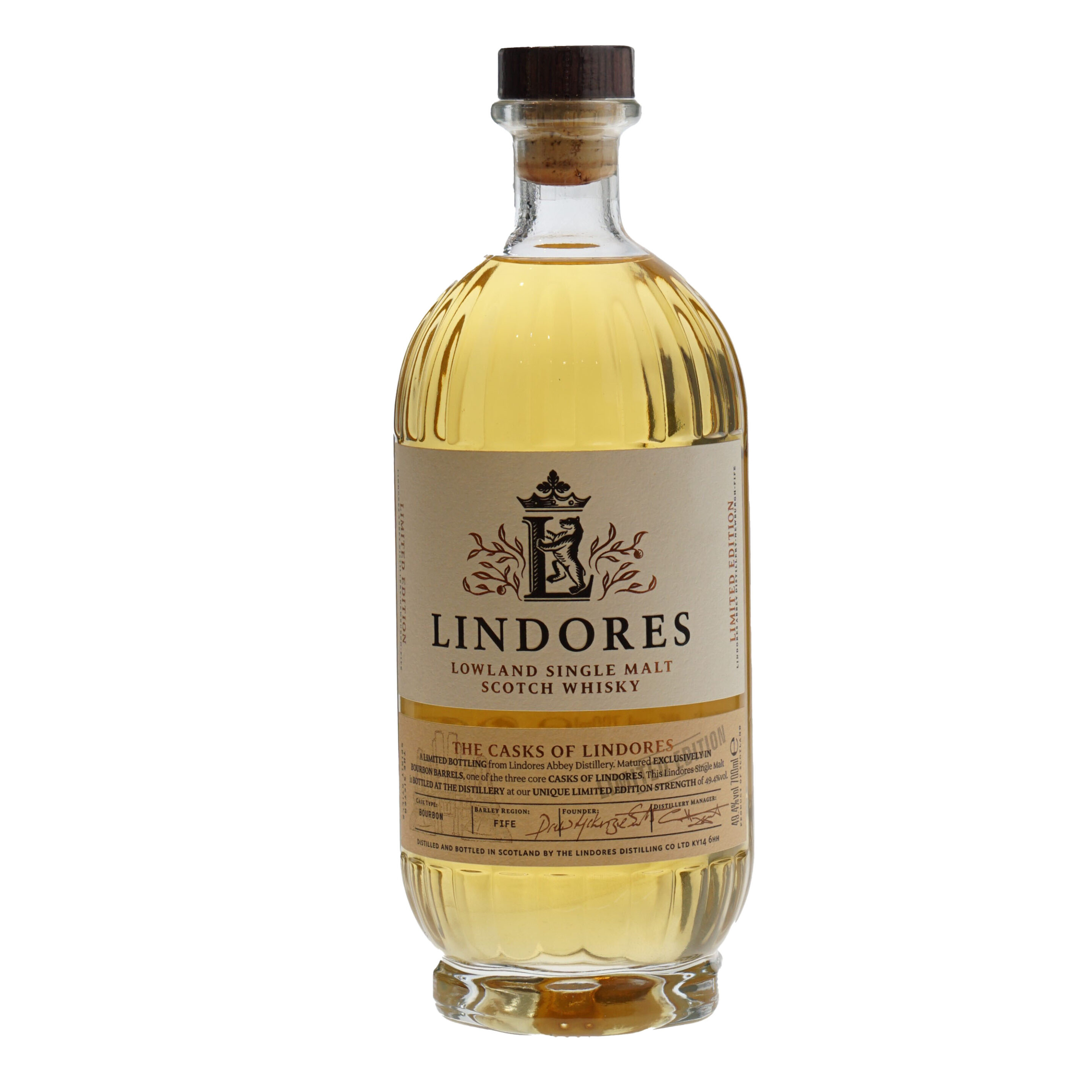 Lindores Whisky The Cask of Lindores Bourbon Cask Batch I 49,4% 70cl