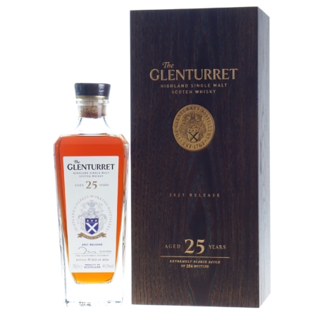 Glenturret Whisky 25 Years 2021 Release 70cl 44,3%