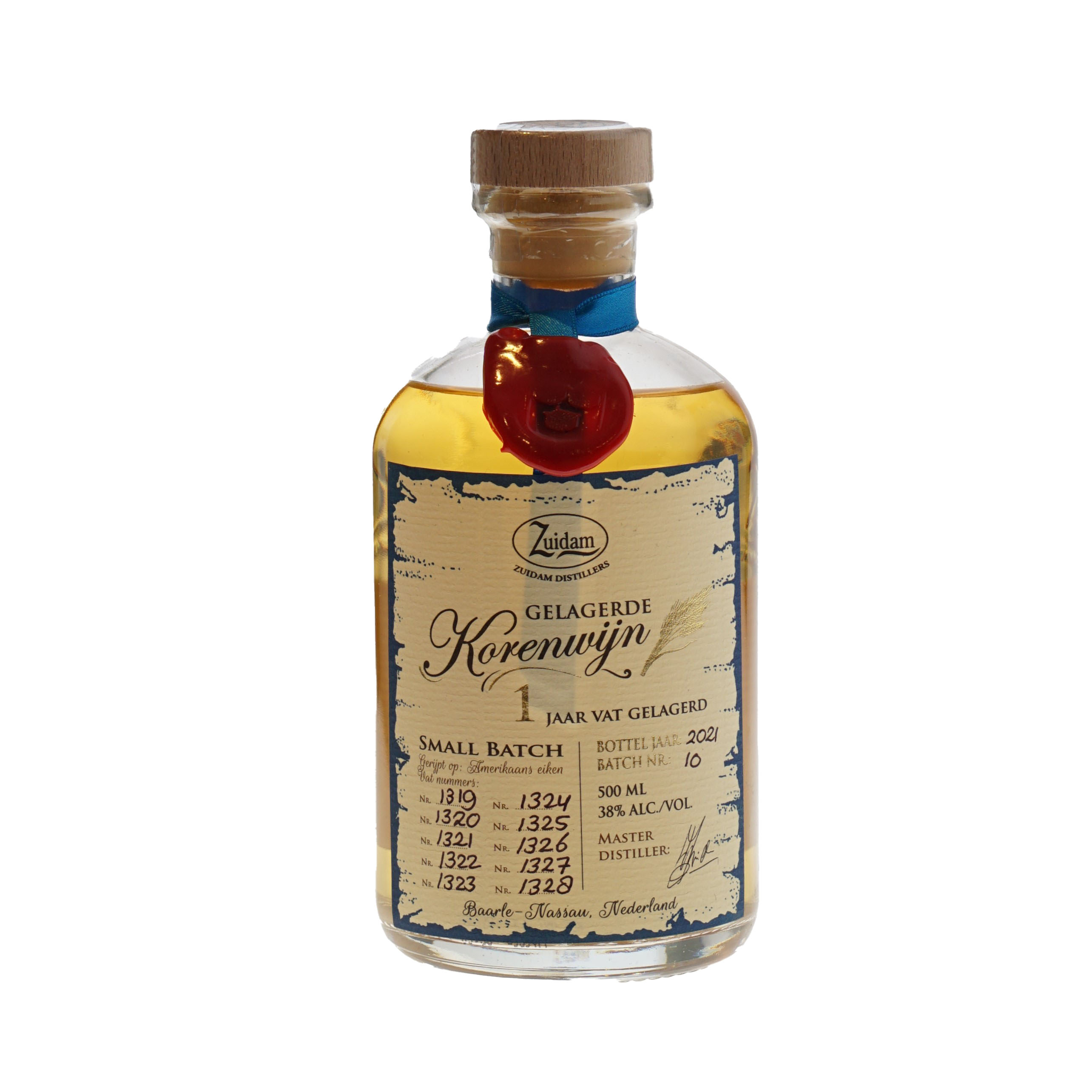 Zuidam Korenwijn 1 jaar Vat Gelagerd 38% 50cl