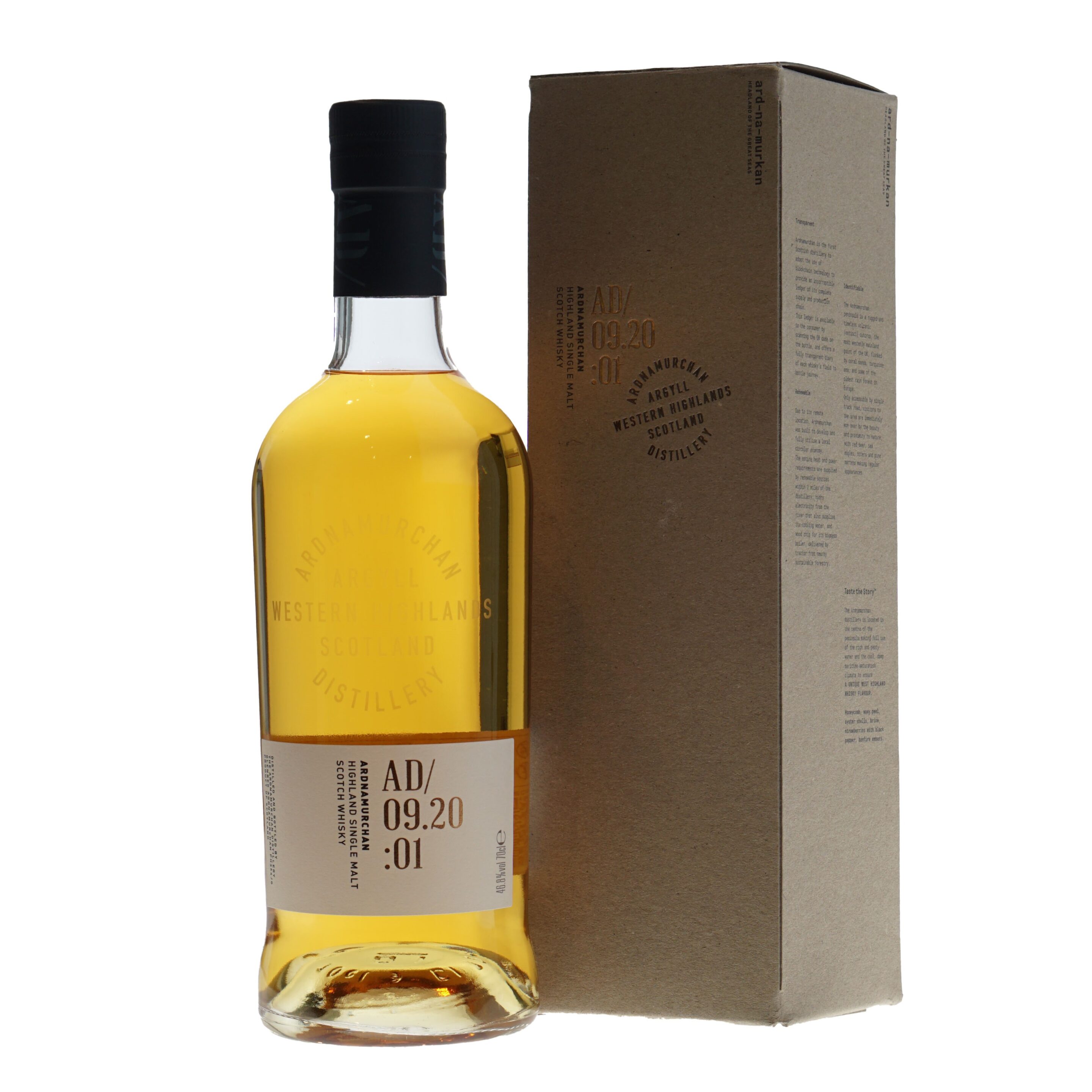 Ardnamurchan Whisky AD/09.20:01 Inaugural 46,8% 70cl