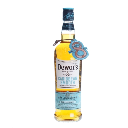 Dewar’s Whisky 8 Years Caribbean Smooth Rum 70cl