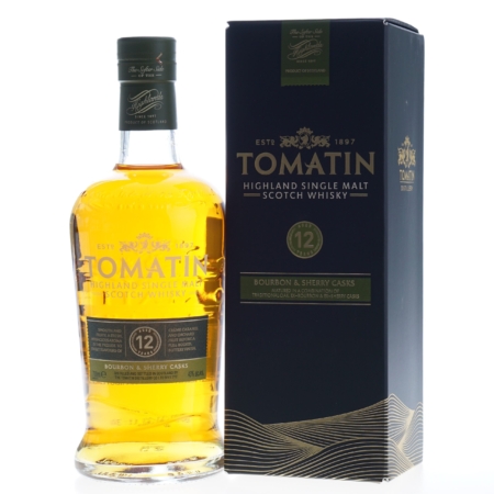 Tomatin Whisky Bourbon & Sherry Casks 12 Years 70cl 43%