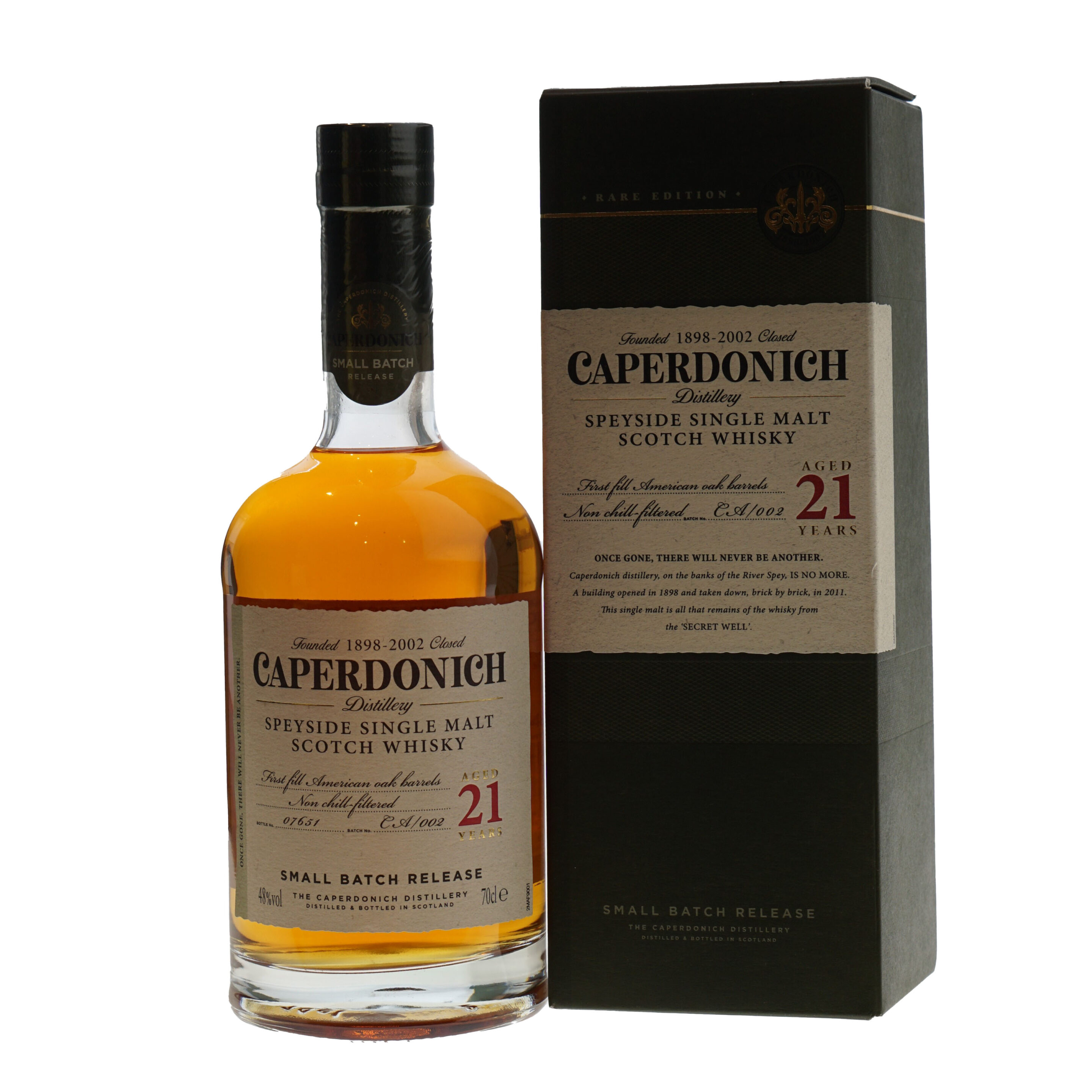 Caperdonich Whisky 21 Years Batch 2 48% 70cl