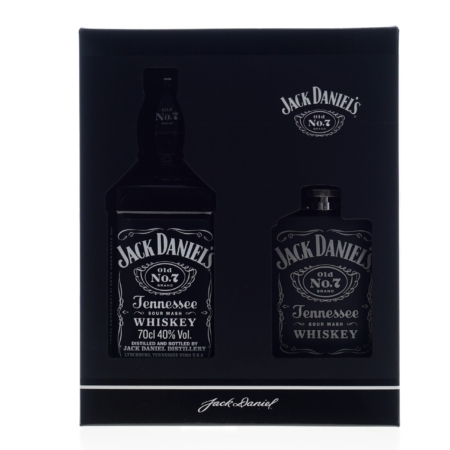 Jack Daniels Whiskey met Flask 70cl