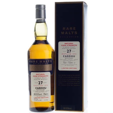 Rare Malts Selection Whisky Cardhu 27 Years 1973-2000 70cl 60,02%