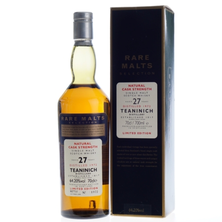 Rare Malts Selection Whisky Teaninich 27 Years 1972-2000 70cl 64,2%