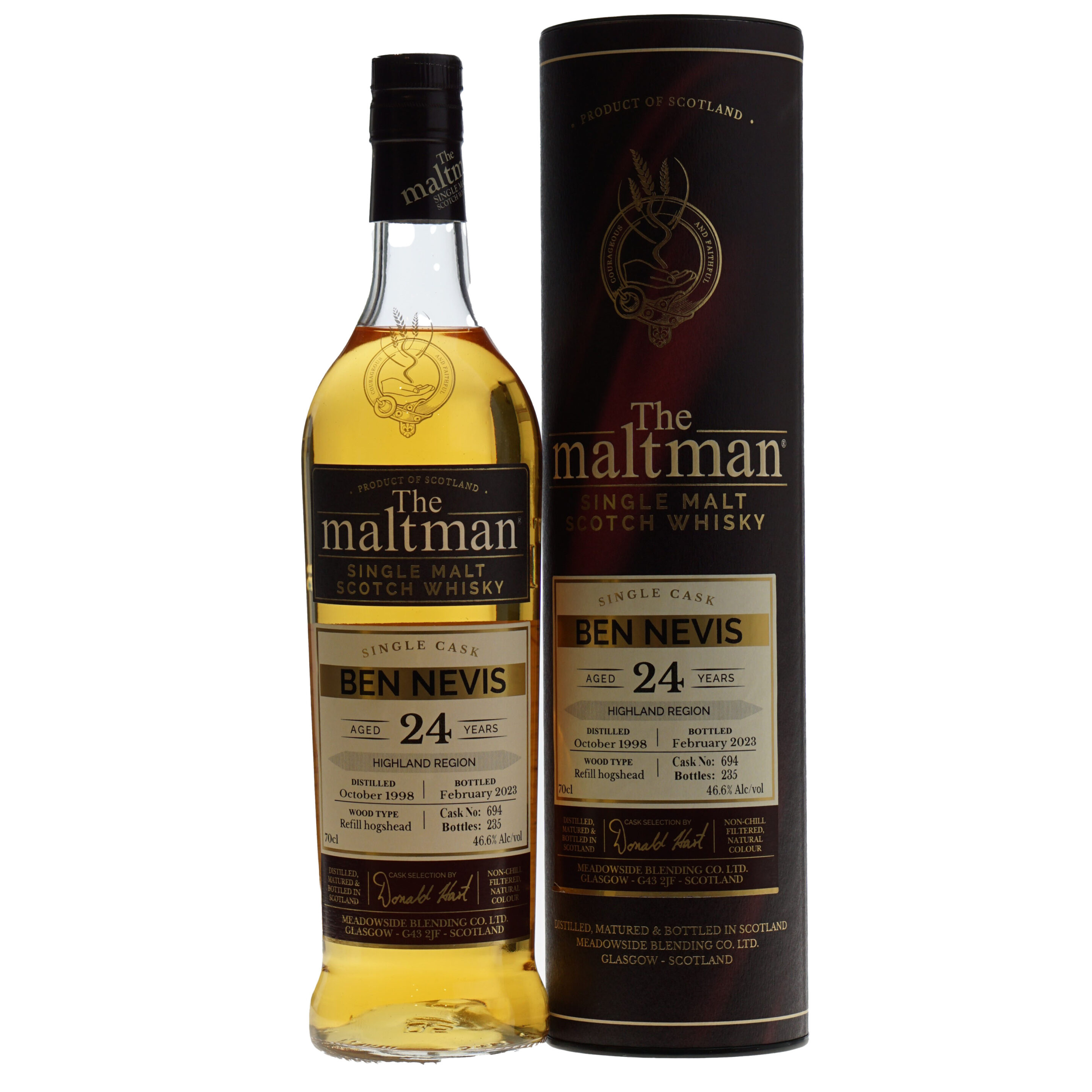 The Maltman Whisky Ben Nevis 24 Years 1998-2023 46,6% 70cl