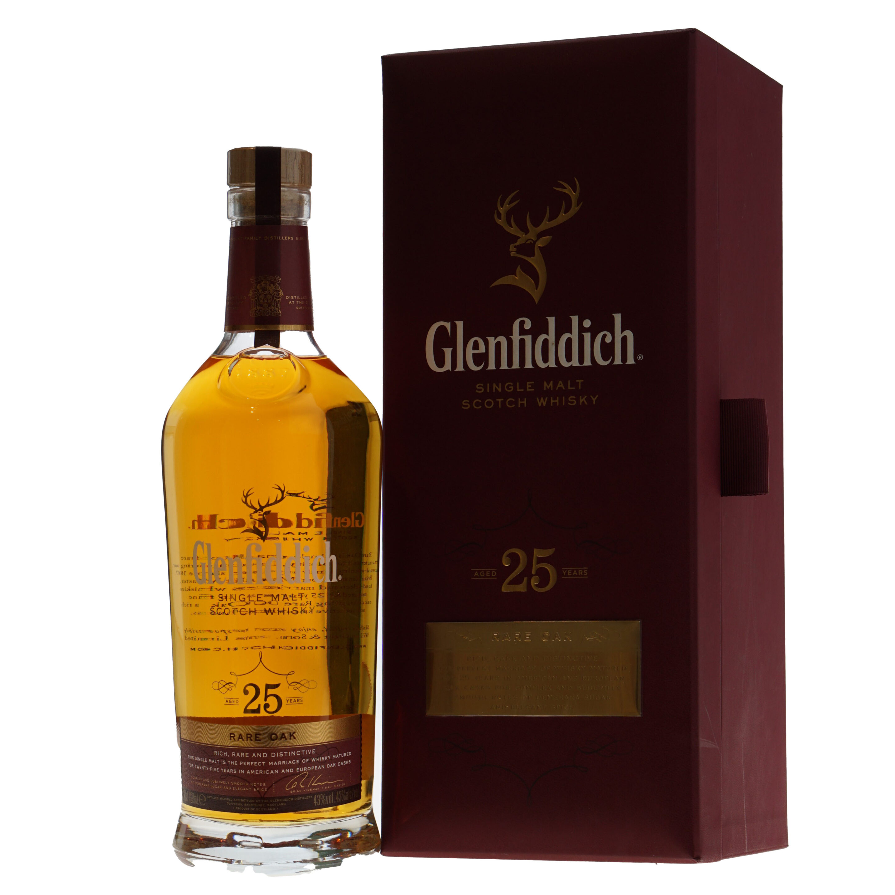 Glenfiddich Whisky 25 Years Rare Oak 43% 70cl