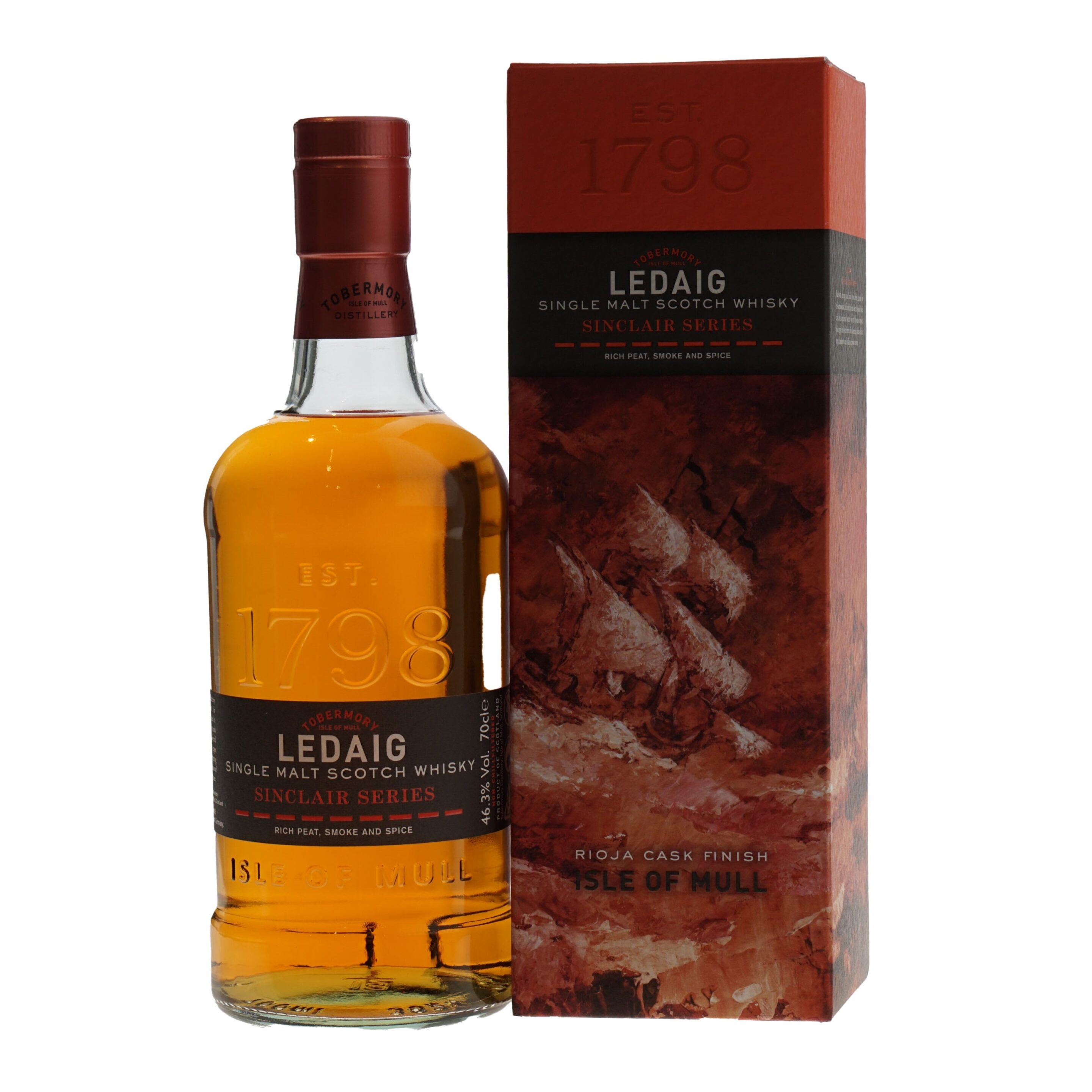 Ledaig Whisky Rioja Cask Finish Sinclair Series 46,3% 70cl