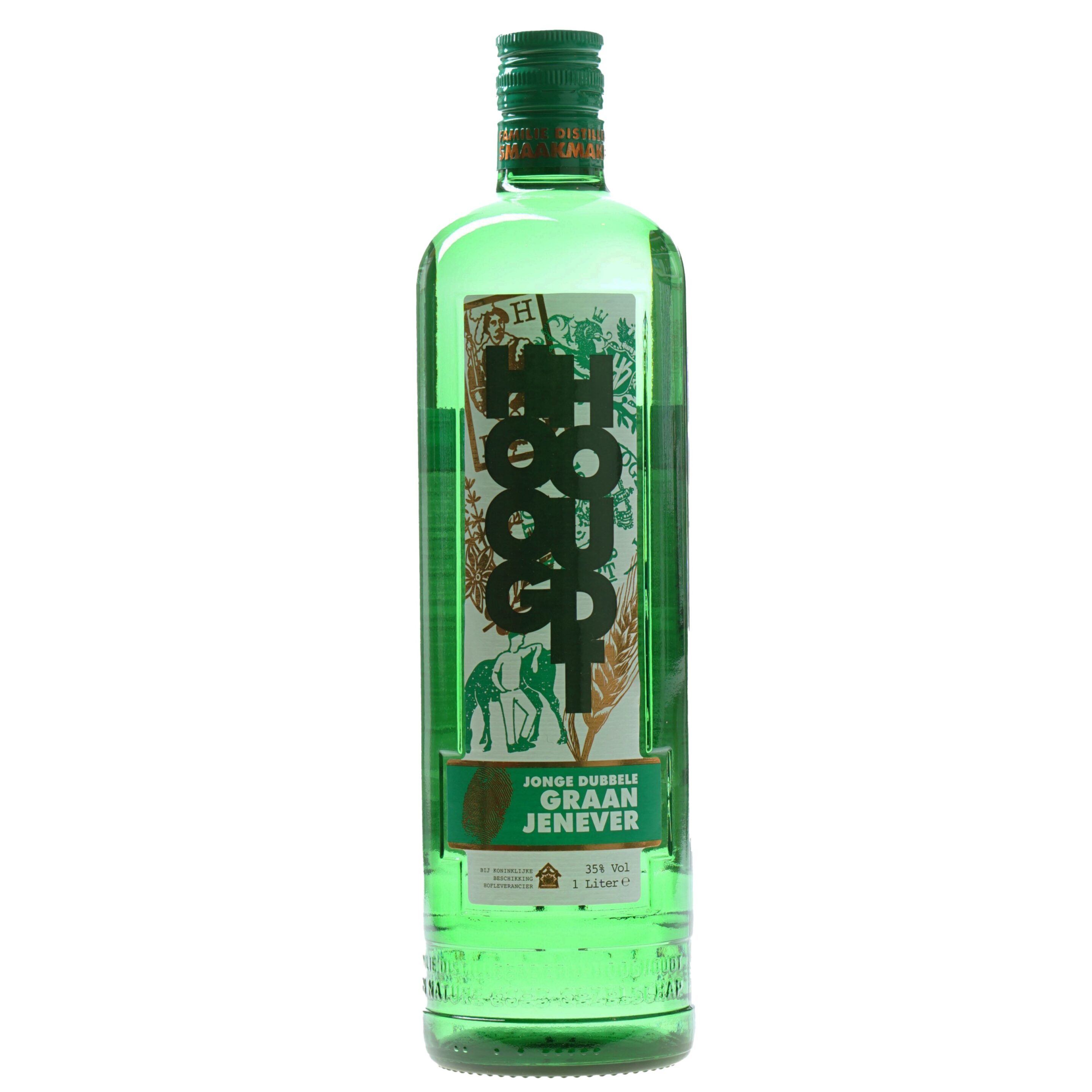 Hooghoudt Jonge Dubbele Graan Jenever 35% 100cl