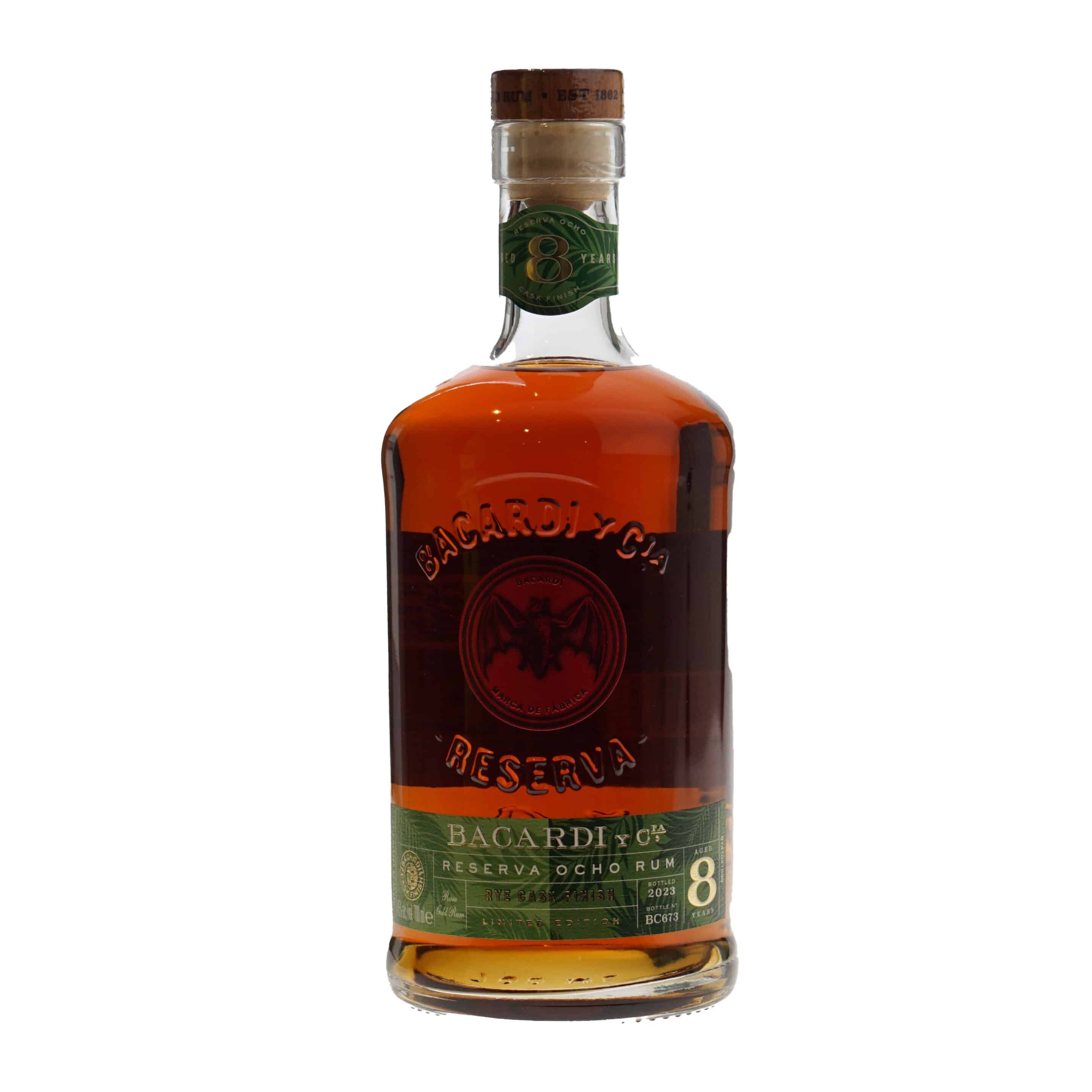 Bacardi Rum 8 Years Rye Cask Finish 45% 70cl
