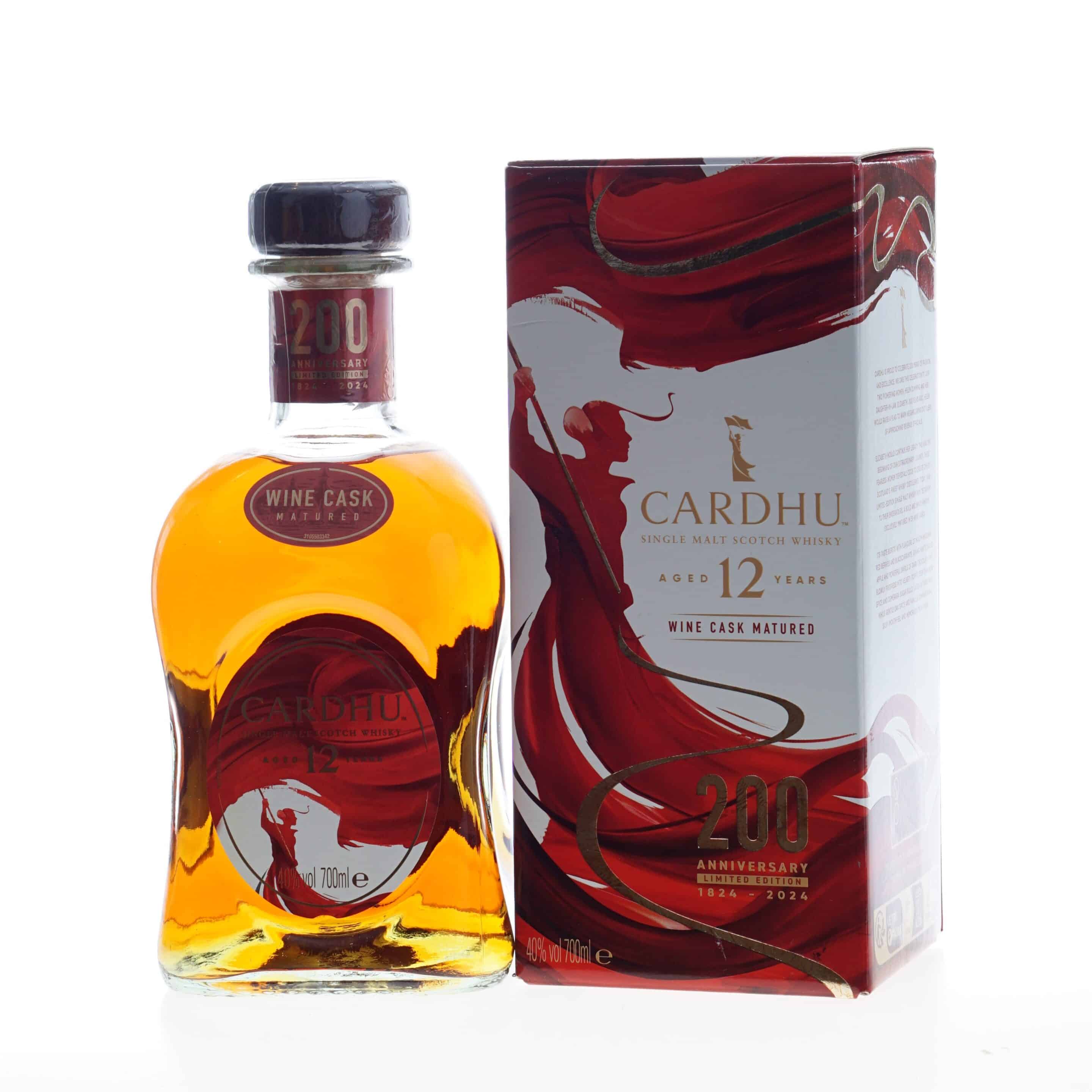 Cardhu Whisky 12 Years Wine Cask 200th Anniversary 40% 70cl