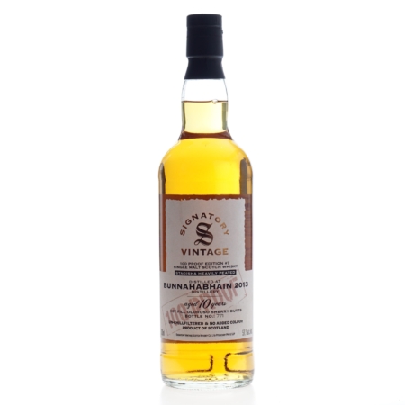 Signatory Vintage Whisky Bunnahabhain Staoisha 2013 10 Years 70cl 57,1%