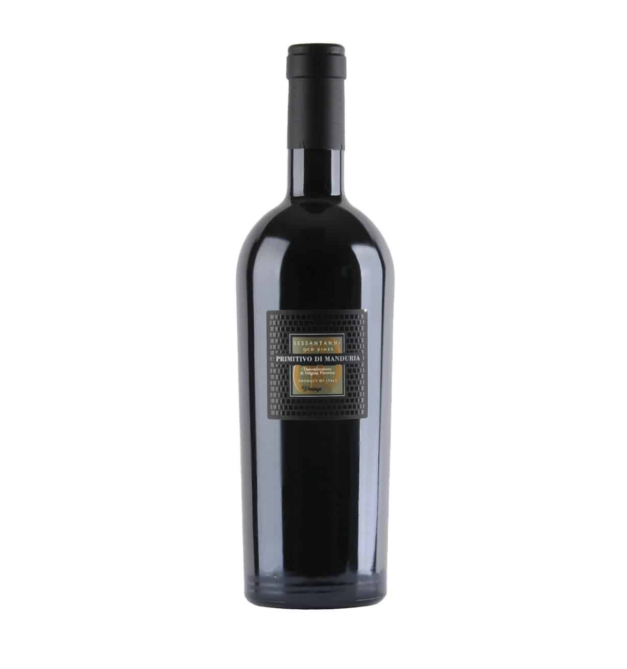 Sessantanni Primitivo di Manduria 14,5% 75cl.