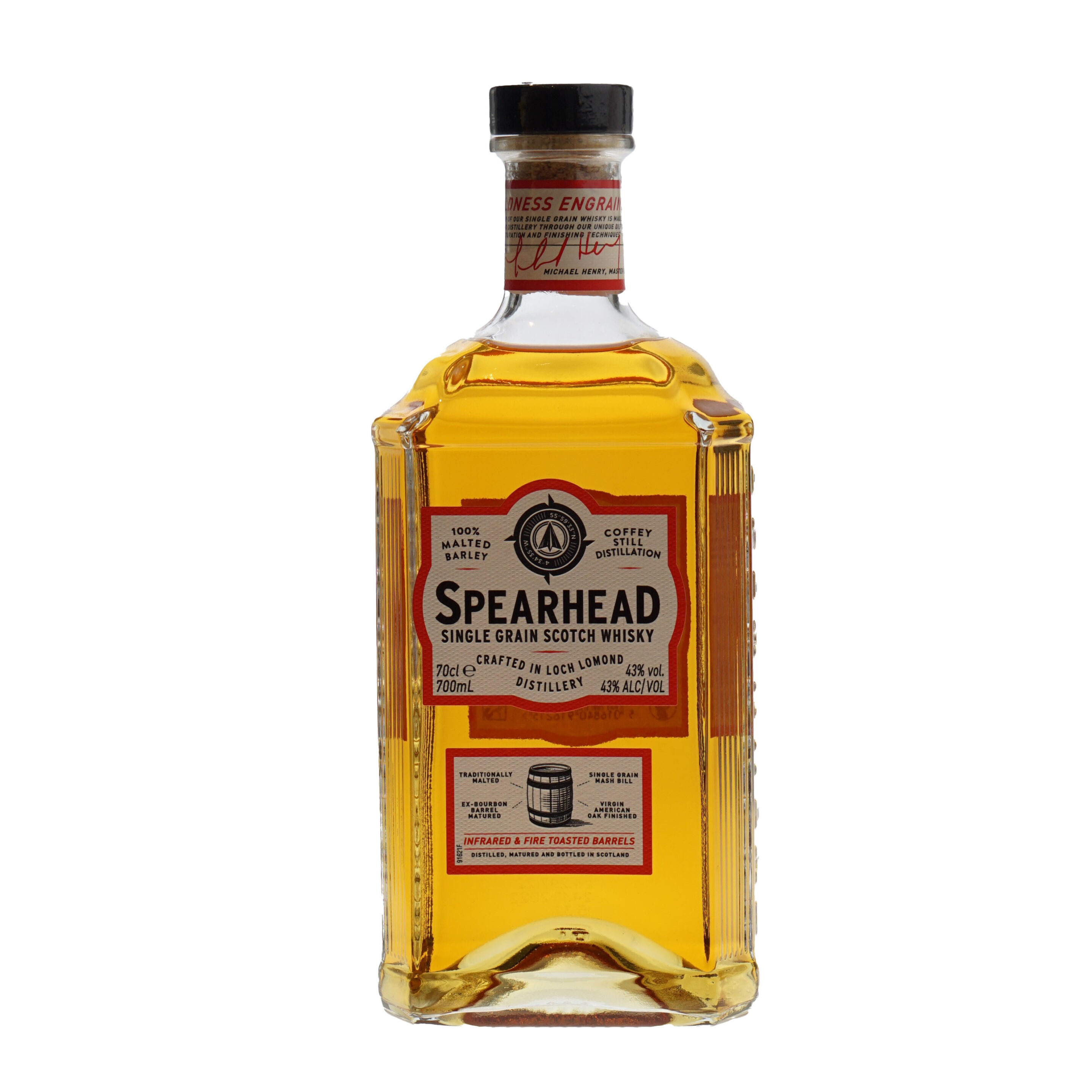 Spearhead Whisky Single Grain 43% 70cl