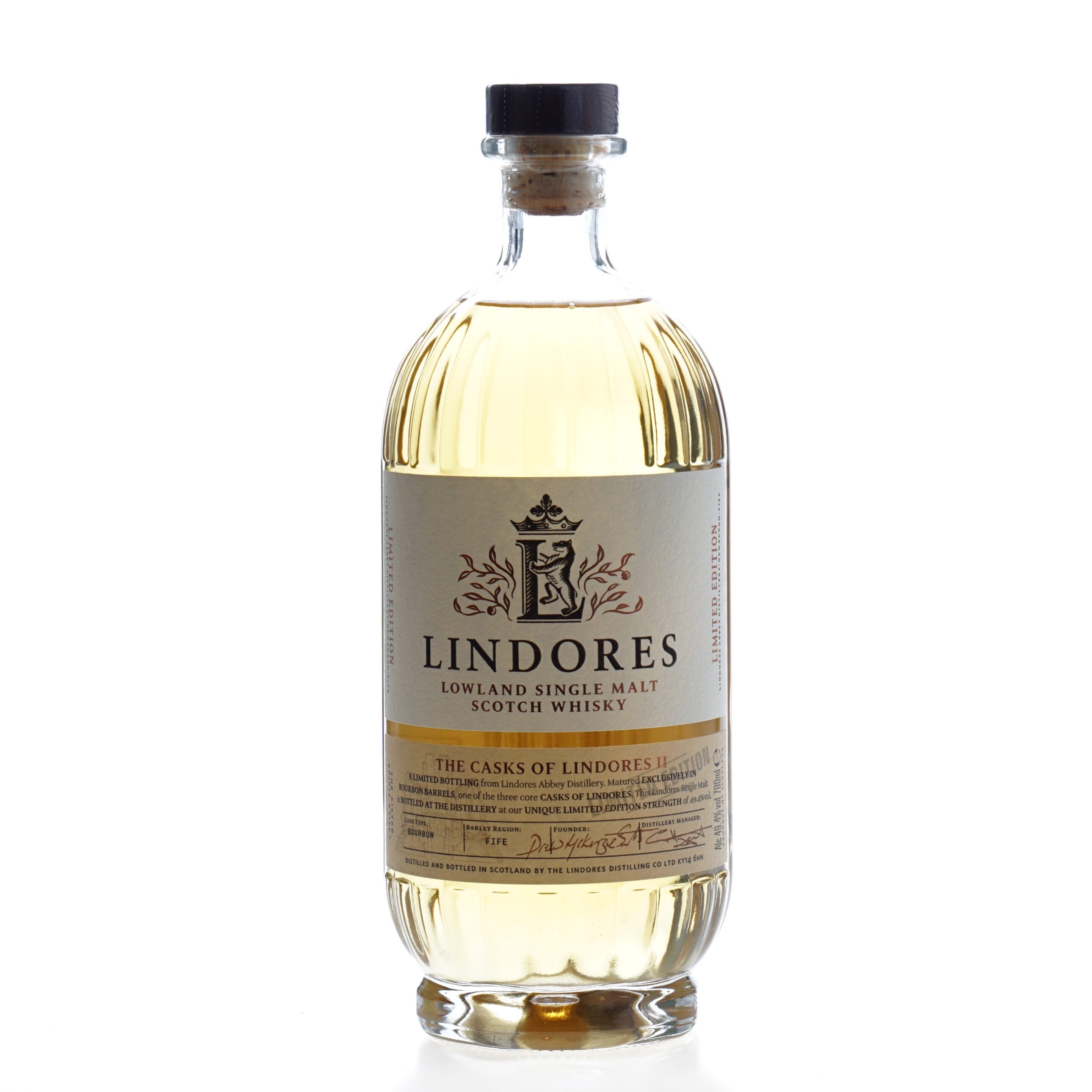 Lindores Whisky The Cask of Lindores Bourbon Cask Batch II 49,4% 70cl