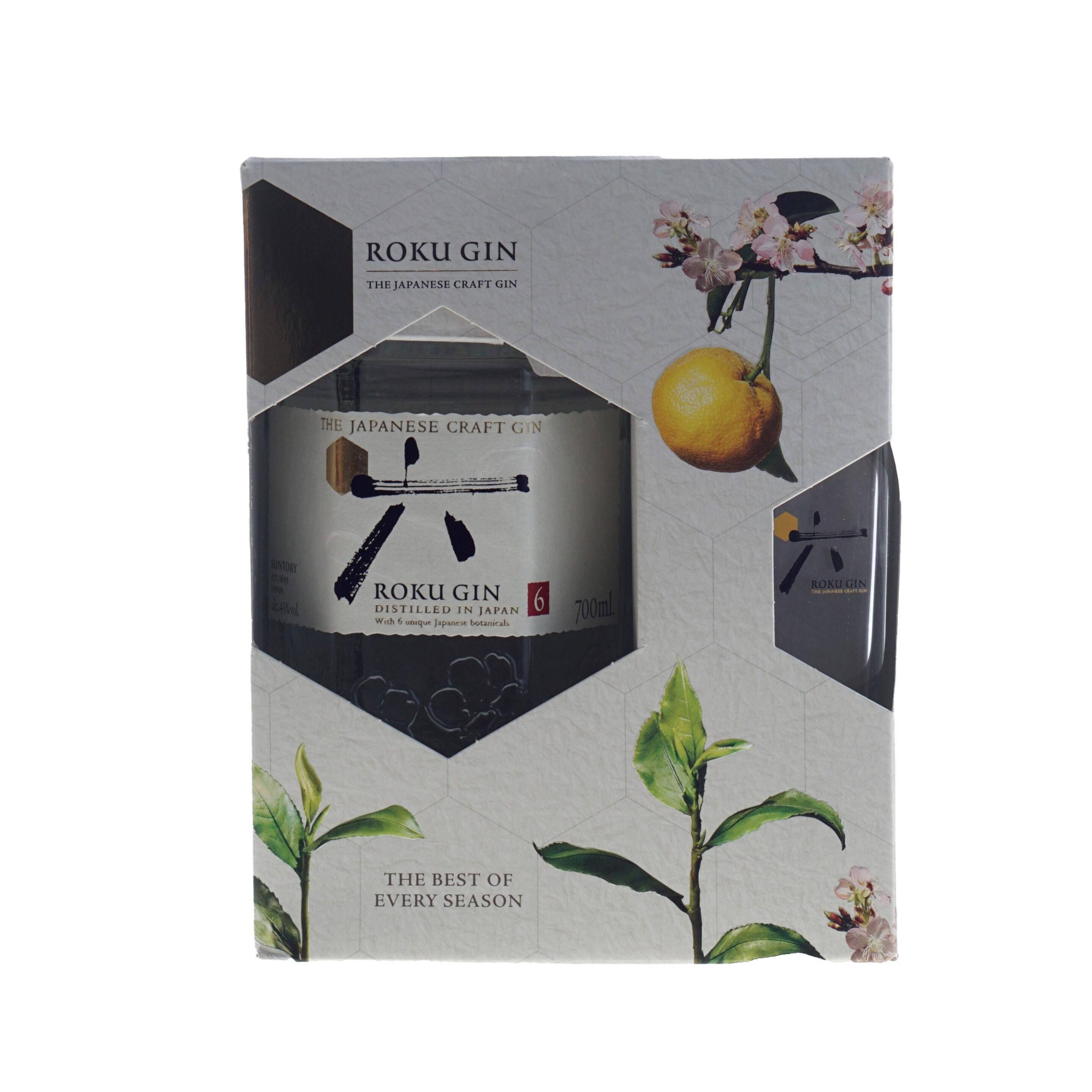 Suntory Roku Japanse Gin Geschenkverpakking 43% 70cl