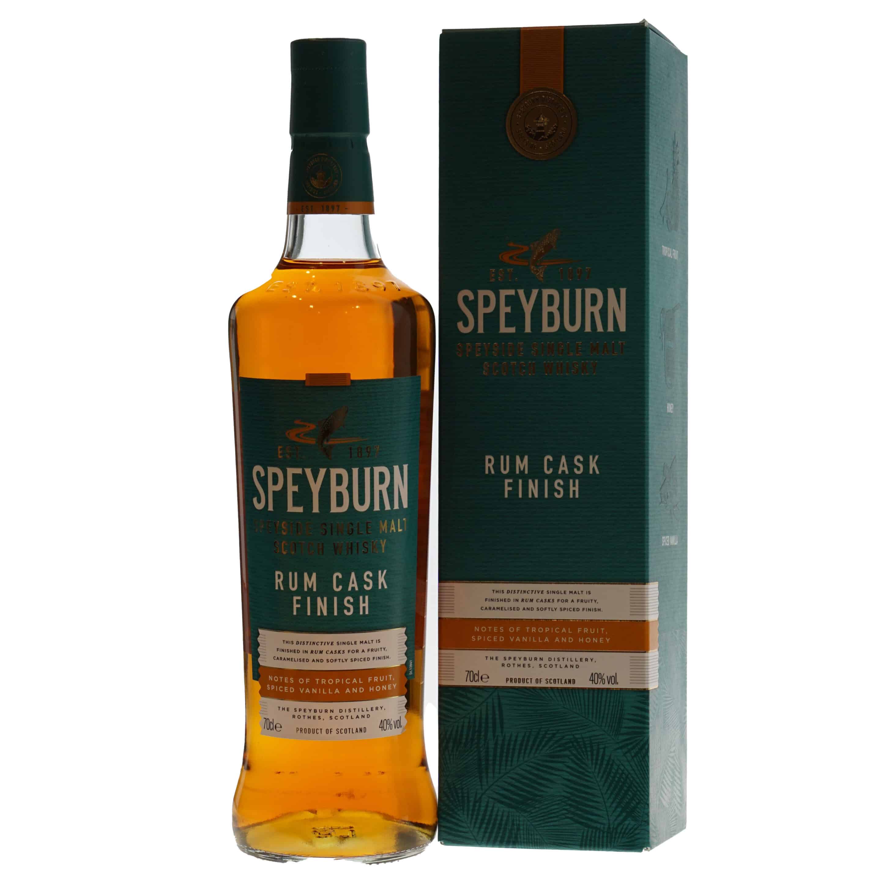 Speyburn Whisky Rum Cask Finish 40% 70cl