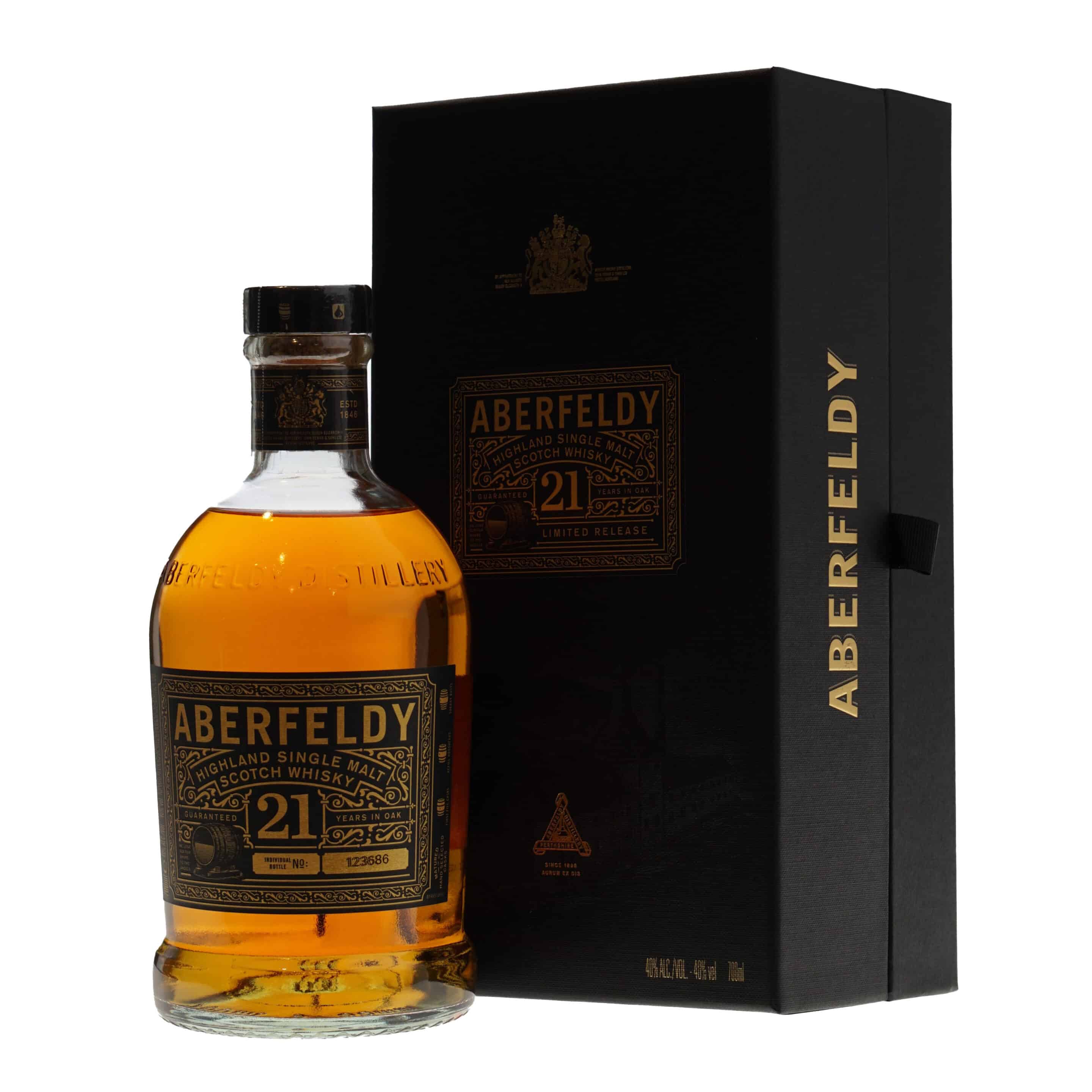 Aberfeldy Whisky 21 Years Limited Release 40% 70cl