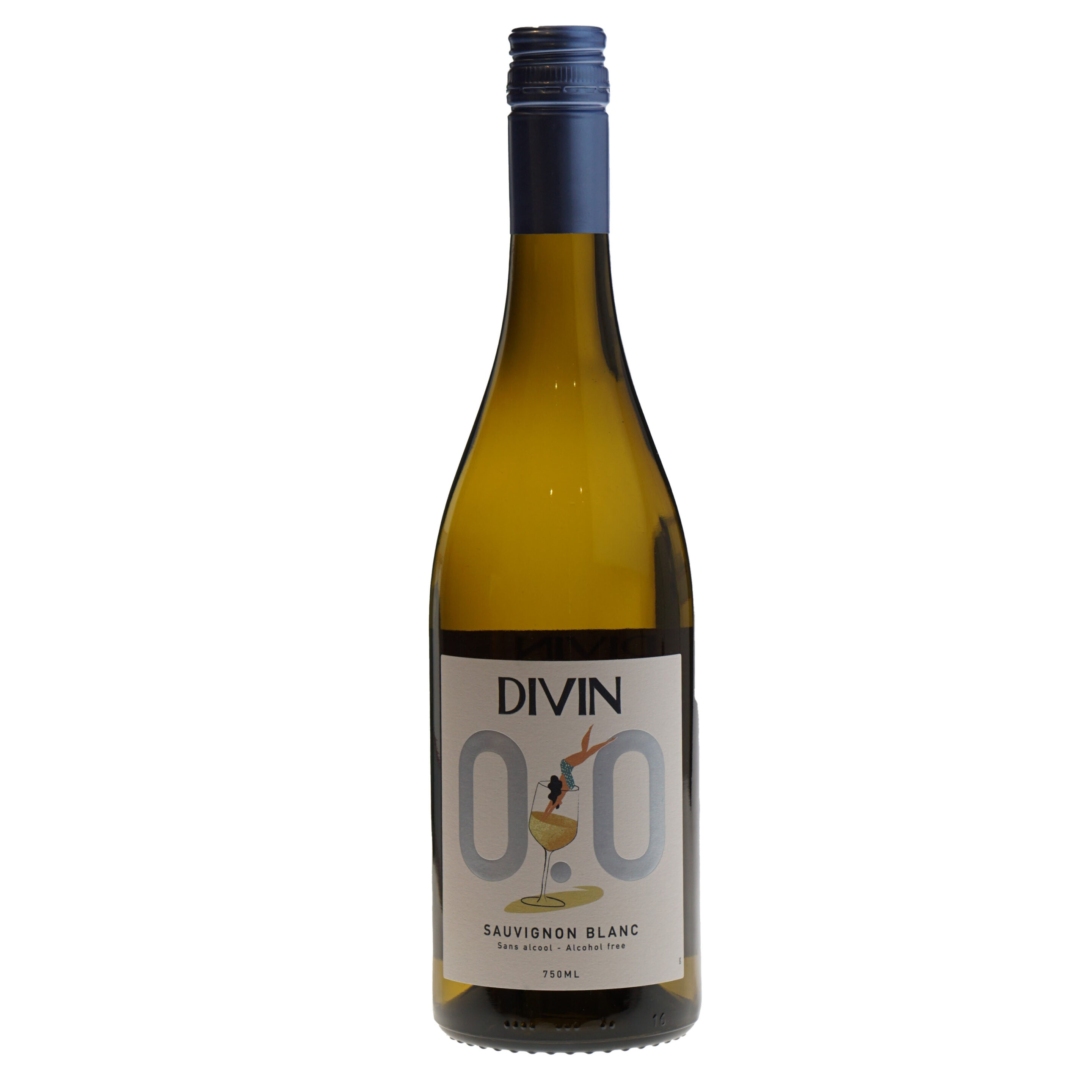 Divin Wijn Sauvignon Blanc Alcoholvrij 0,0% 75cl