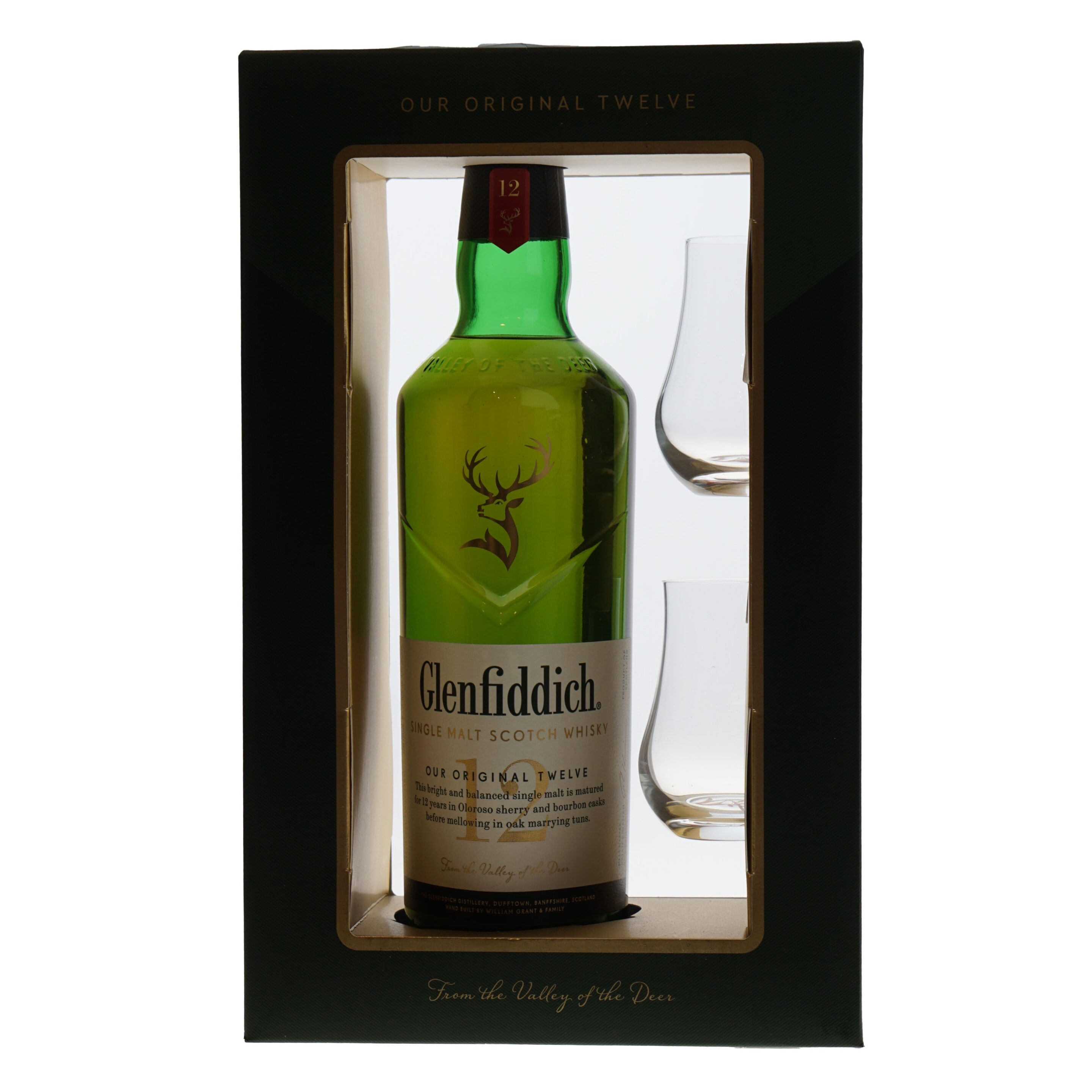Glenfiddich Whisky Giftpack 12 Years 40% 70cl