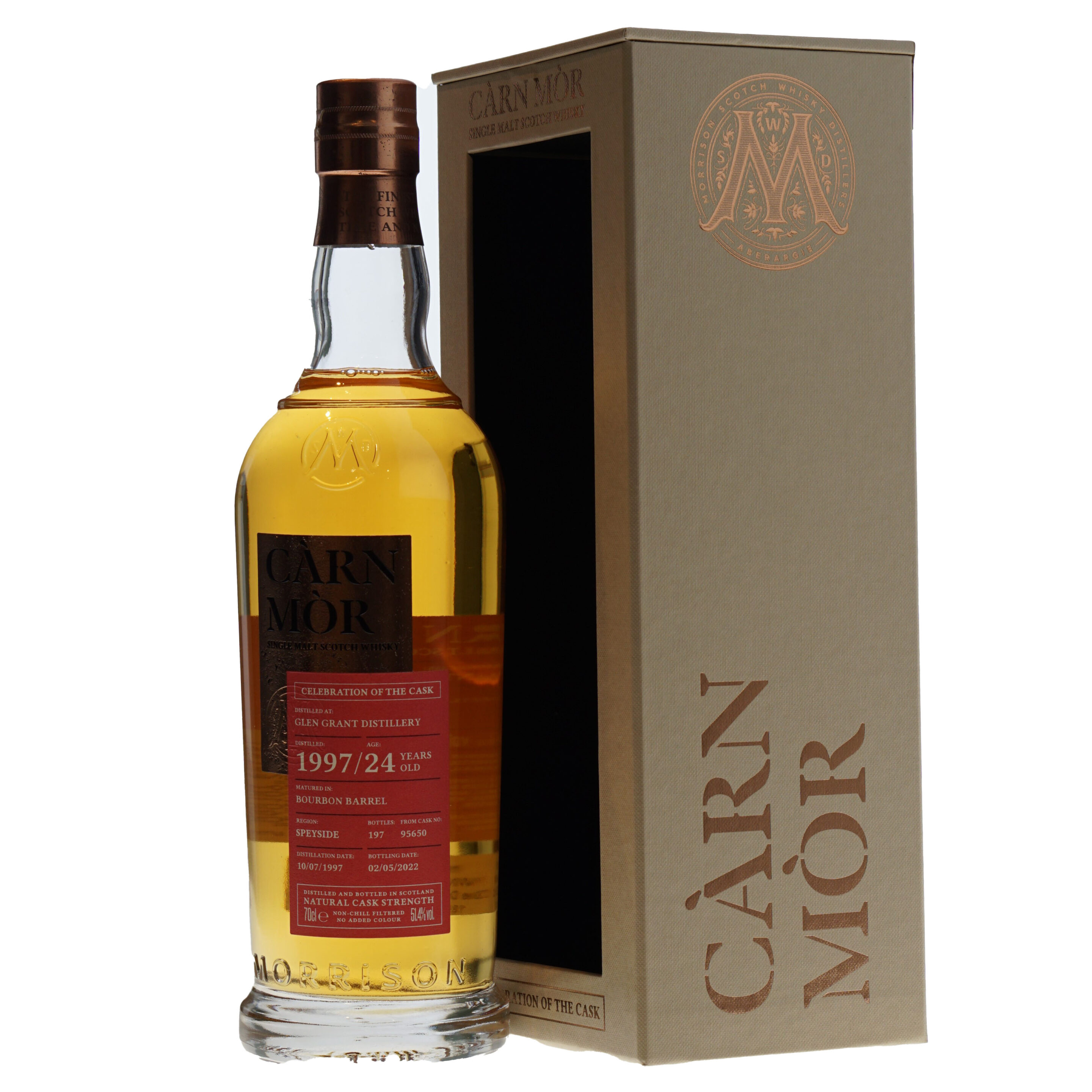 Carn Mor Whisky Glen Grant Bourbon Barrel 24 Years 1997 51,4% 70cl