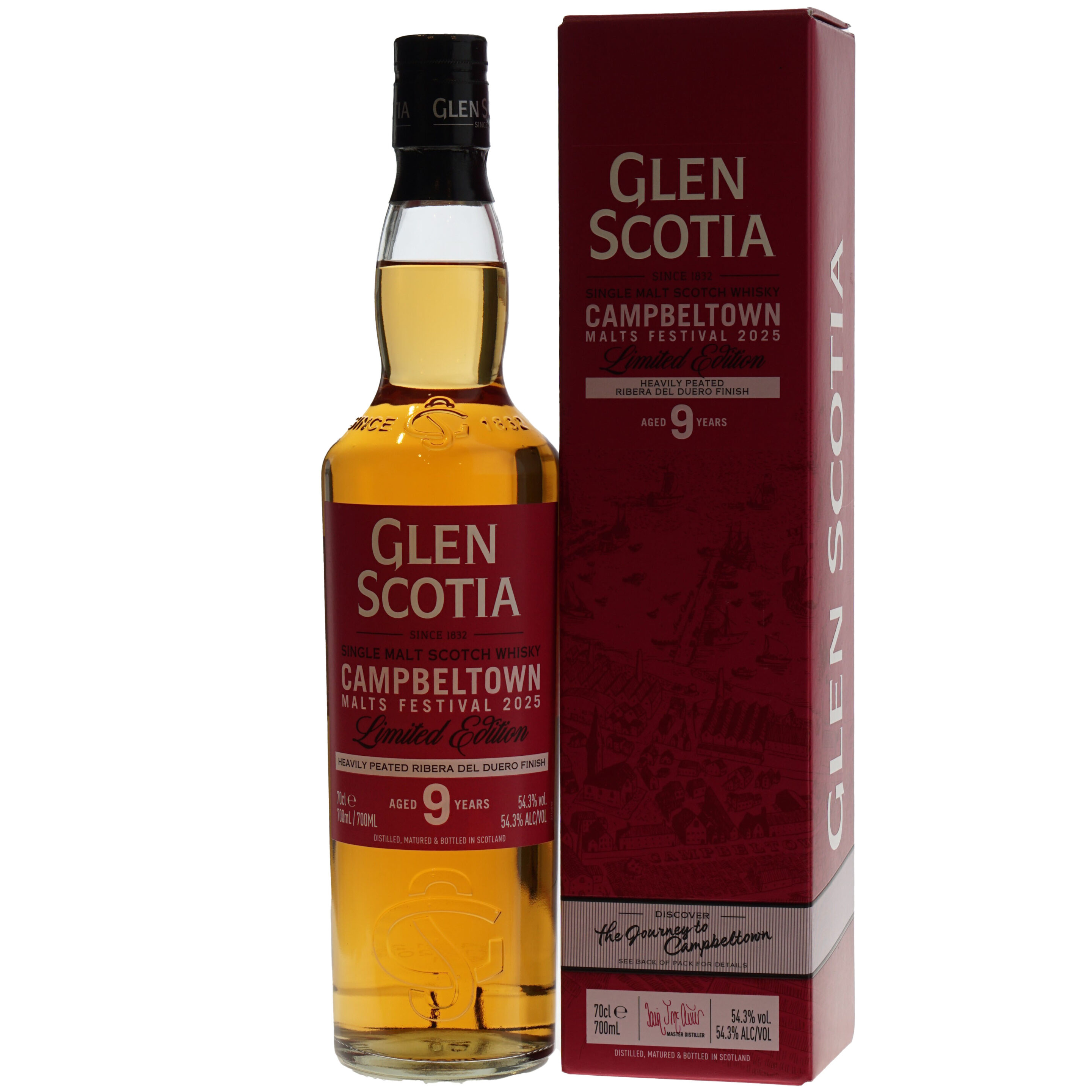 Glen Scotia Whisky 9 Years Campbeltown Malts Festival 2025 CS 54,3% 70cl