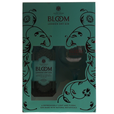Bloom Gin Giftpack + 1 balon glas 40% 70cl