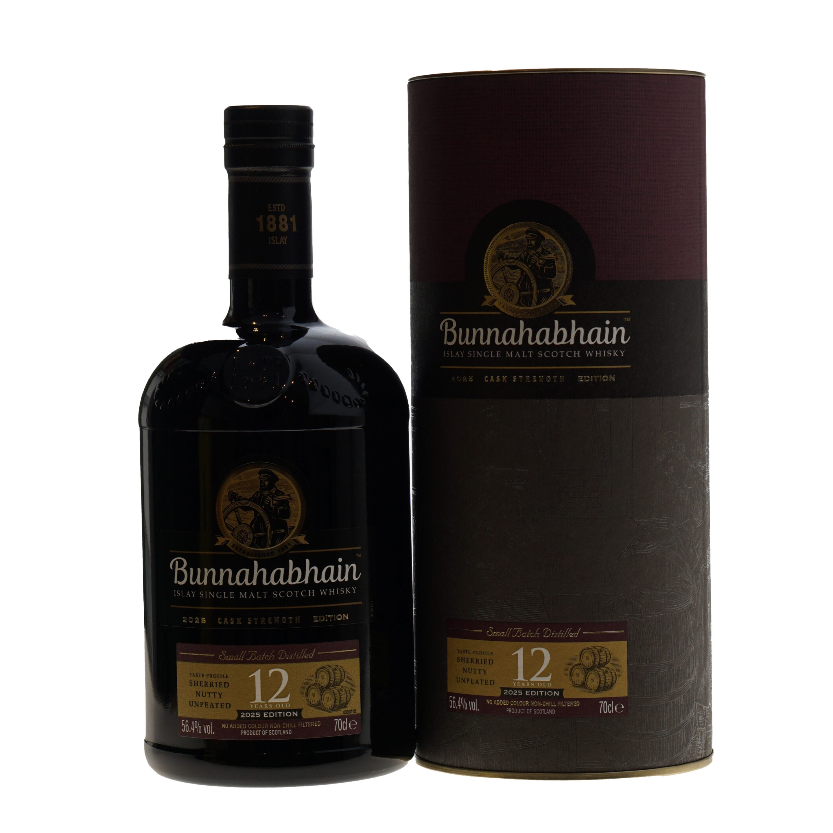 Bunnahabhain Whisky 12 Years Cask Strength 56,4% 70cl